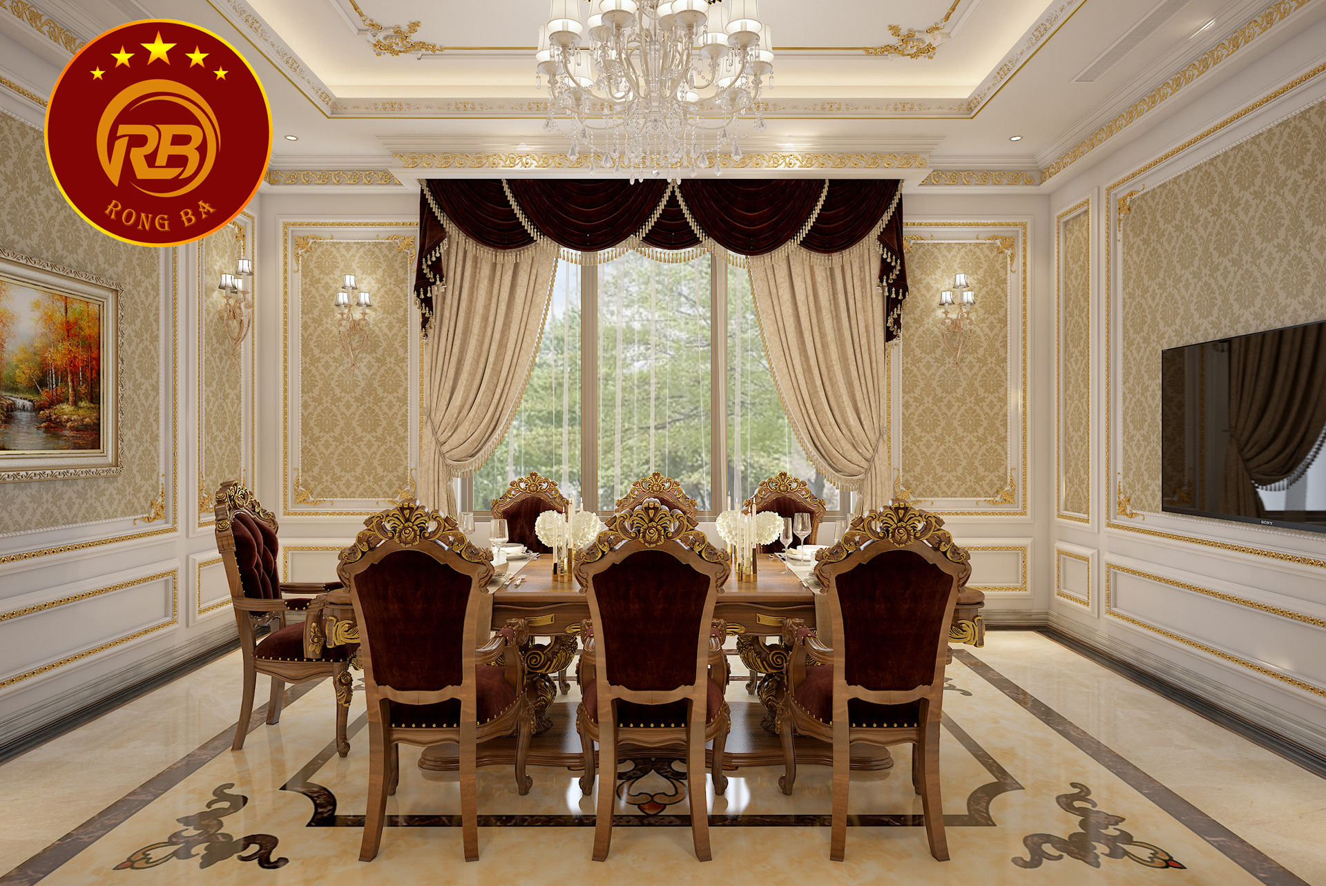 bếp tân cổ điển 11