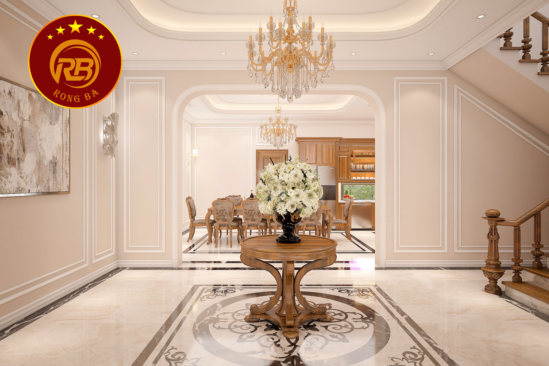 bếp tân cổ điển 19