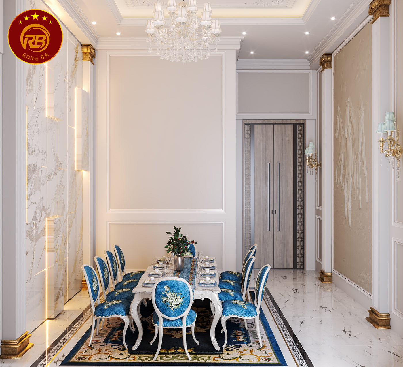 bếp tân cổ điển 21