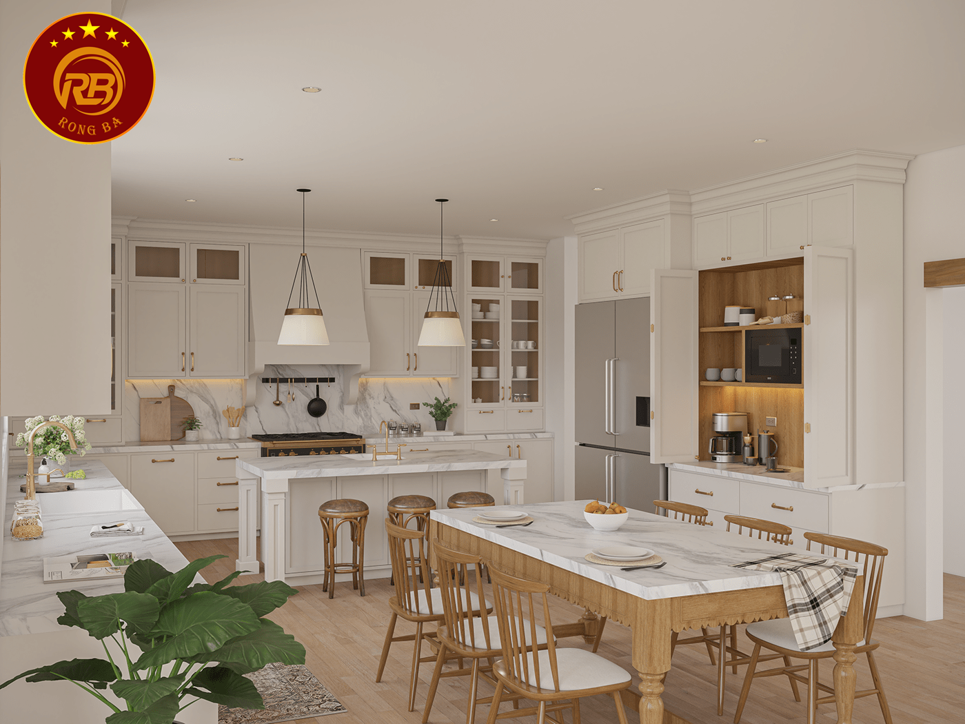 bếp tân cổ điển 24