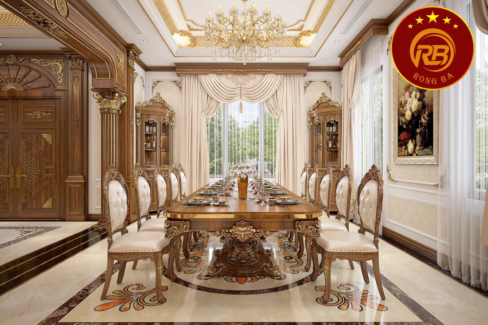bếp tân cổ điển 8