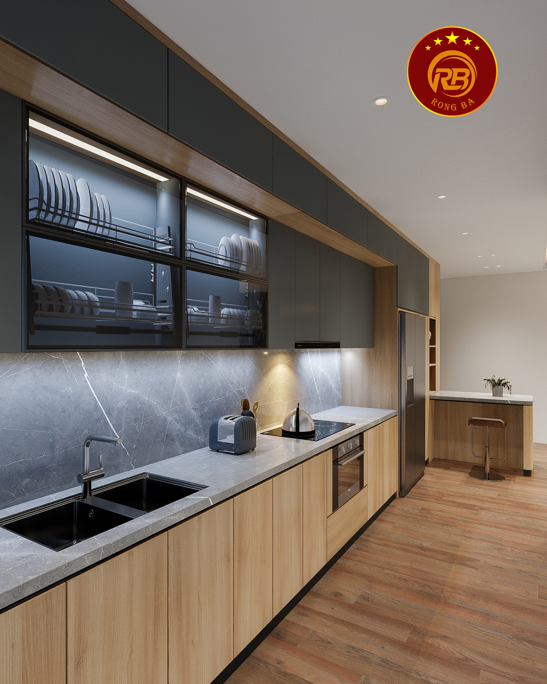 nhà bếp hiện đại 10