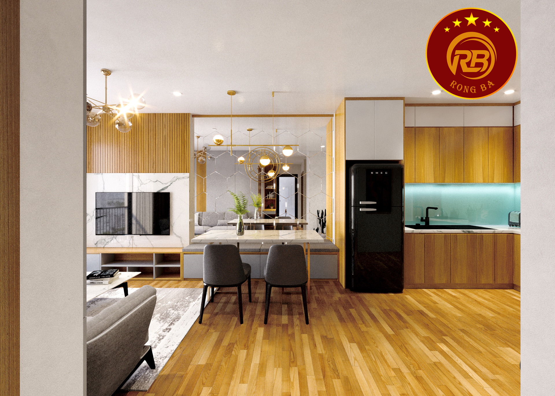 nhà bếp hiện đại 16