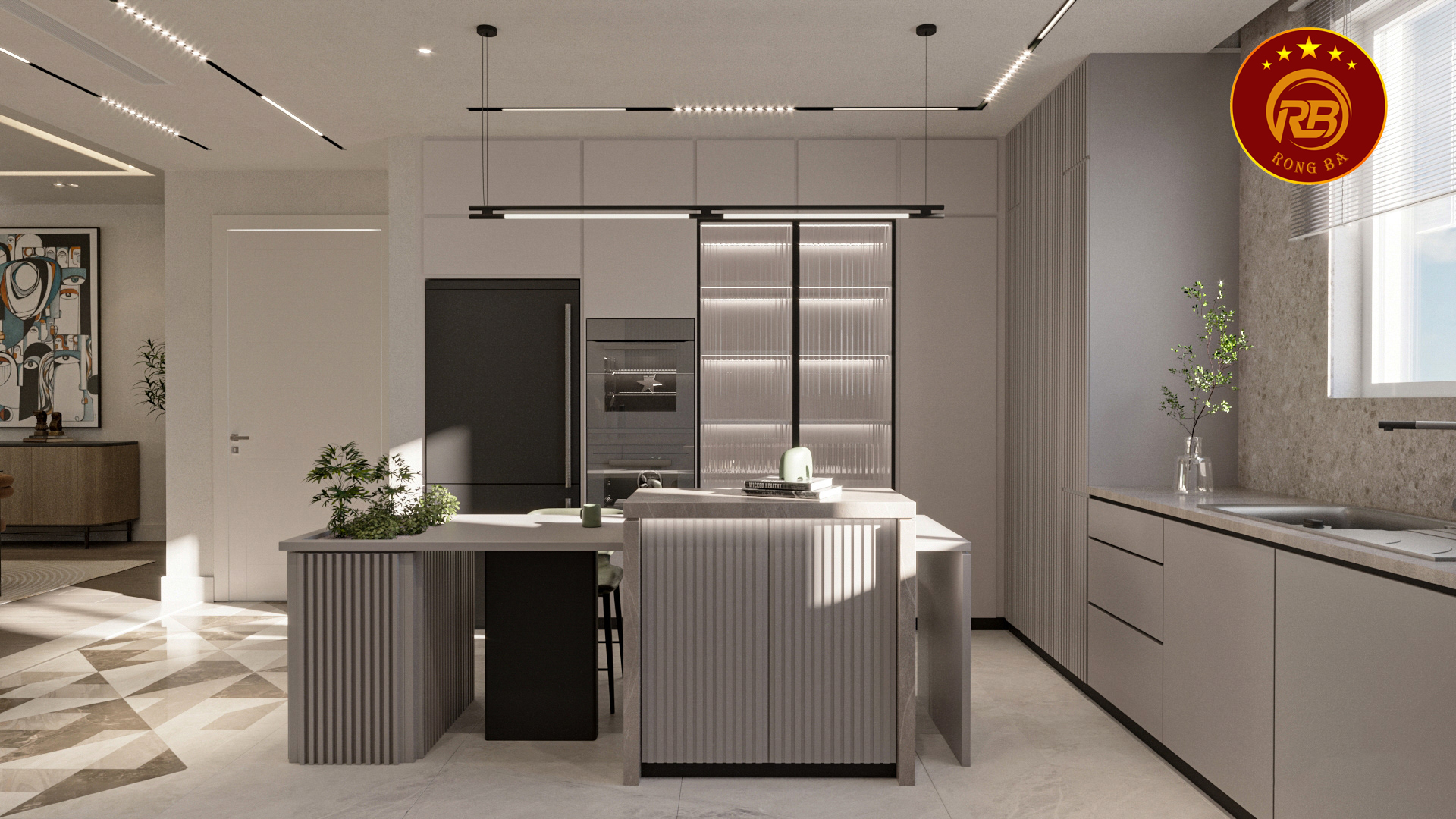 nhà bếp hiện đại 22