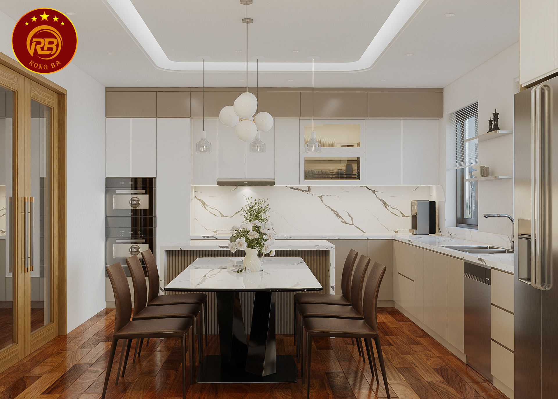 nội thất nhà bếp hiện đại 10
