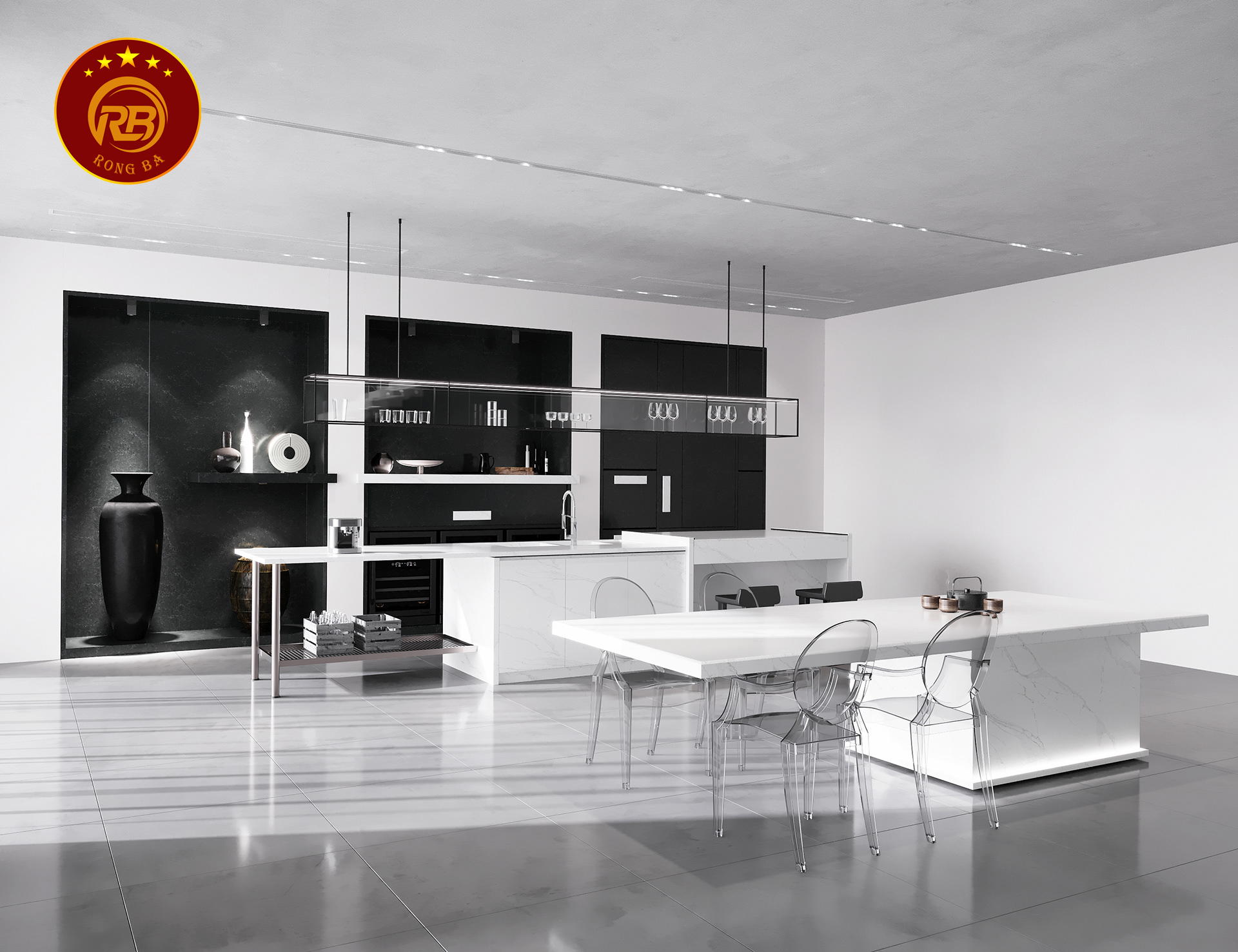 nội thất nhà bếp hiện đại 12