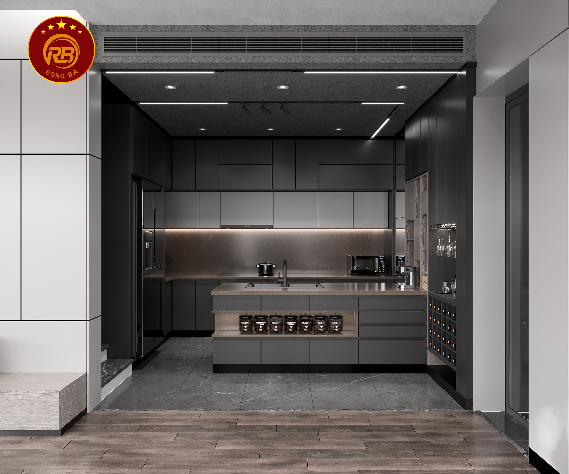 nội thất nhà bếp hiện đại 14