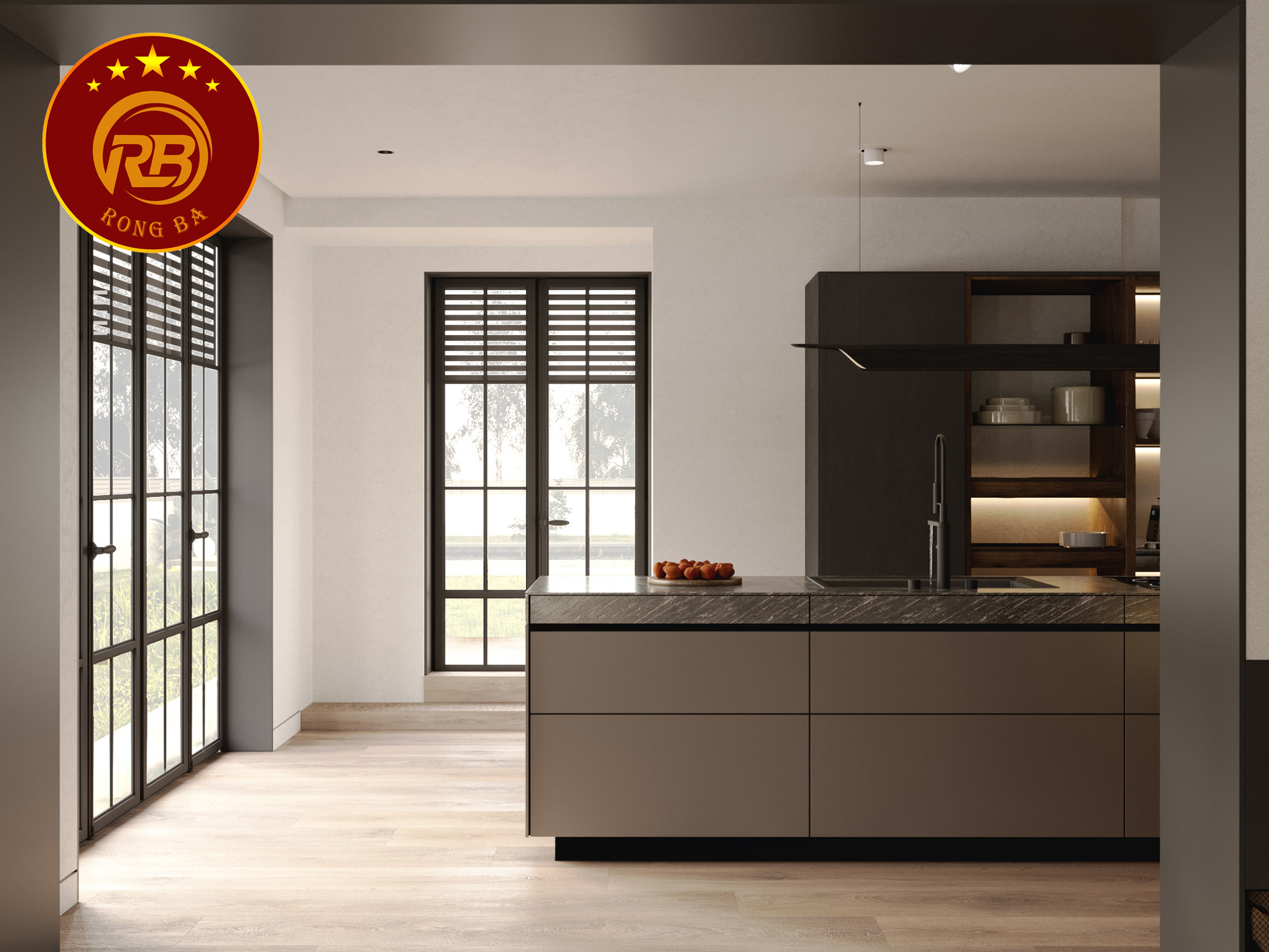 nội thất nhà bếp hiện đại 24
