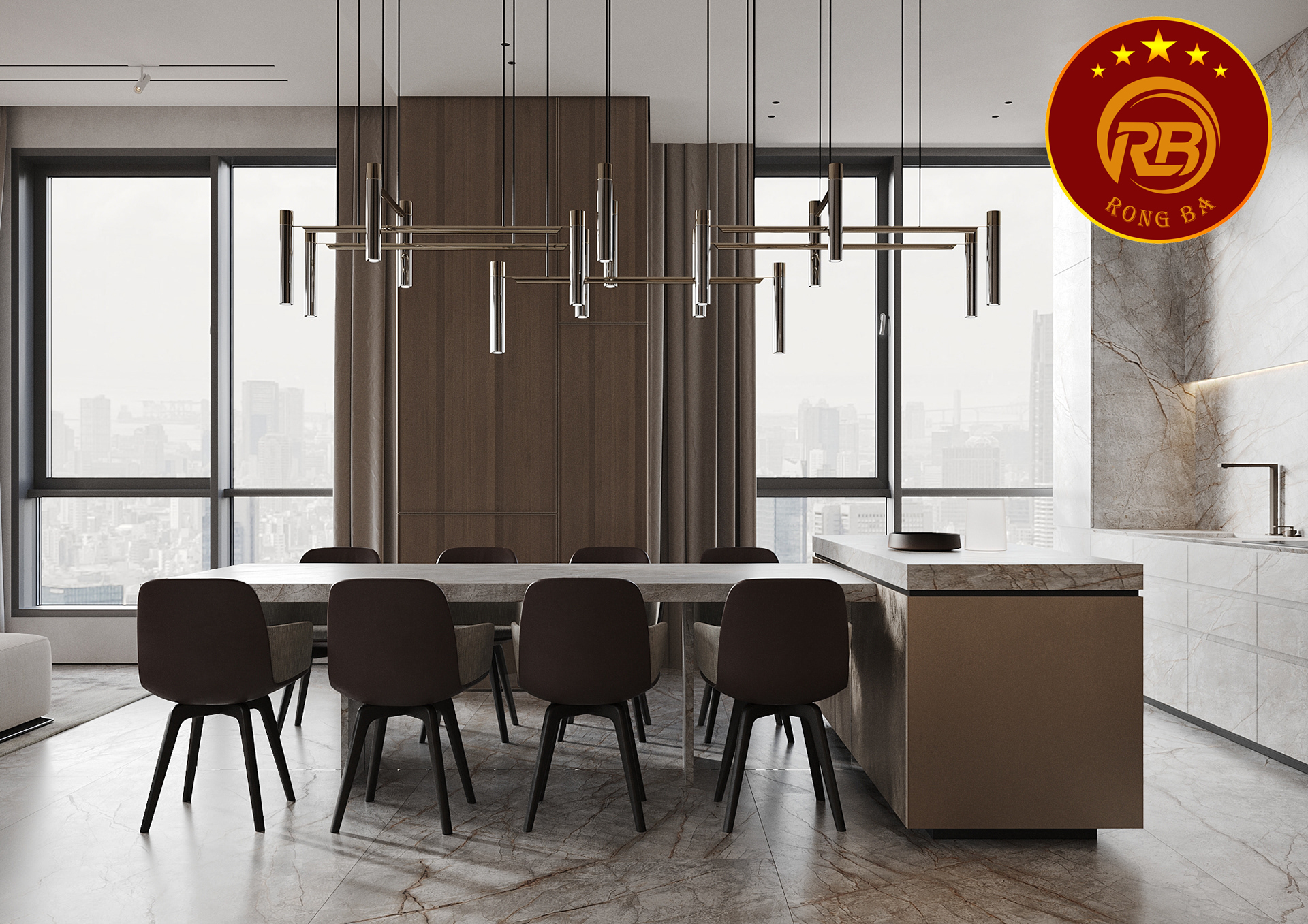 nội thất nhà bếp hiện đại 26