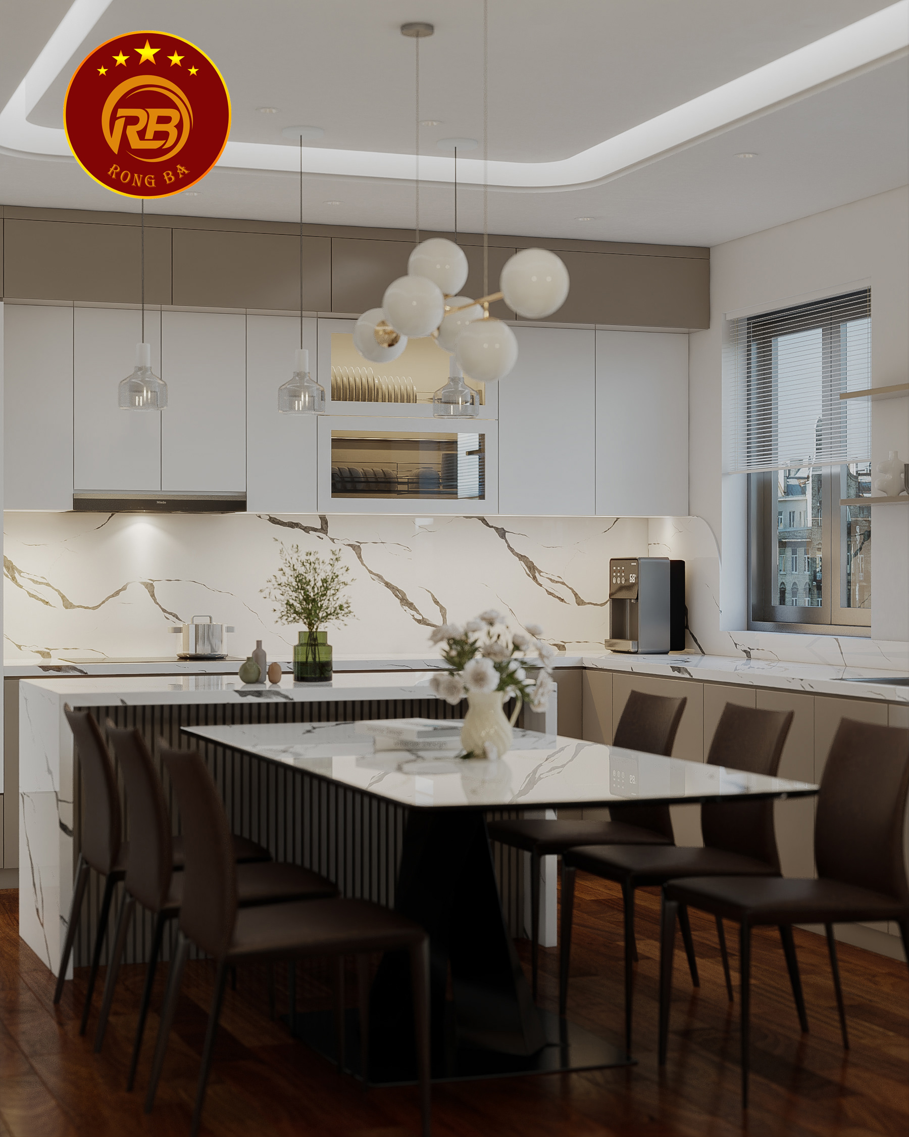 nội thất nhà bếp hiện đại 34