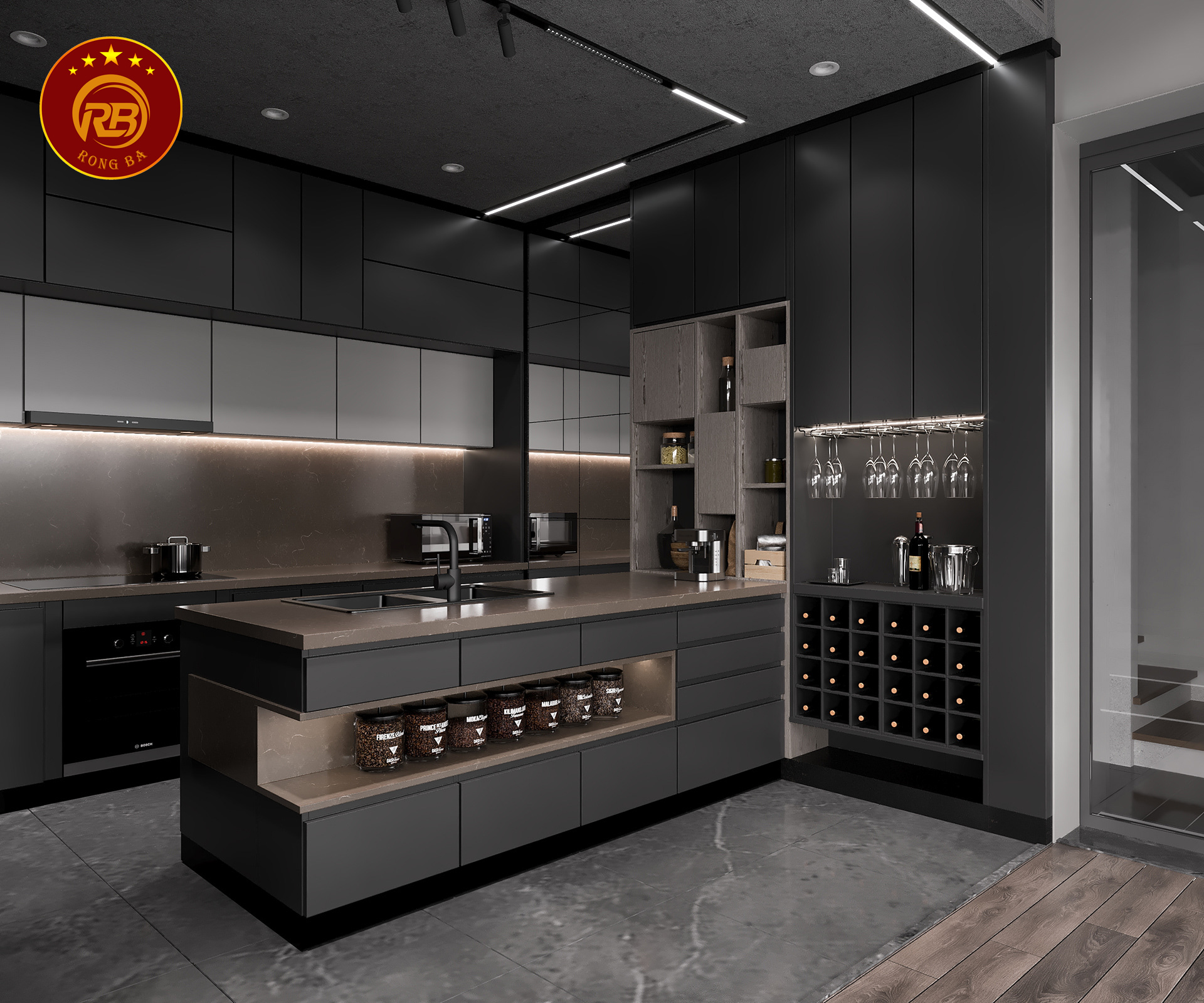 nội thất nhà bếp hiện đại 4