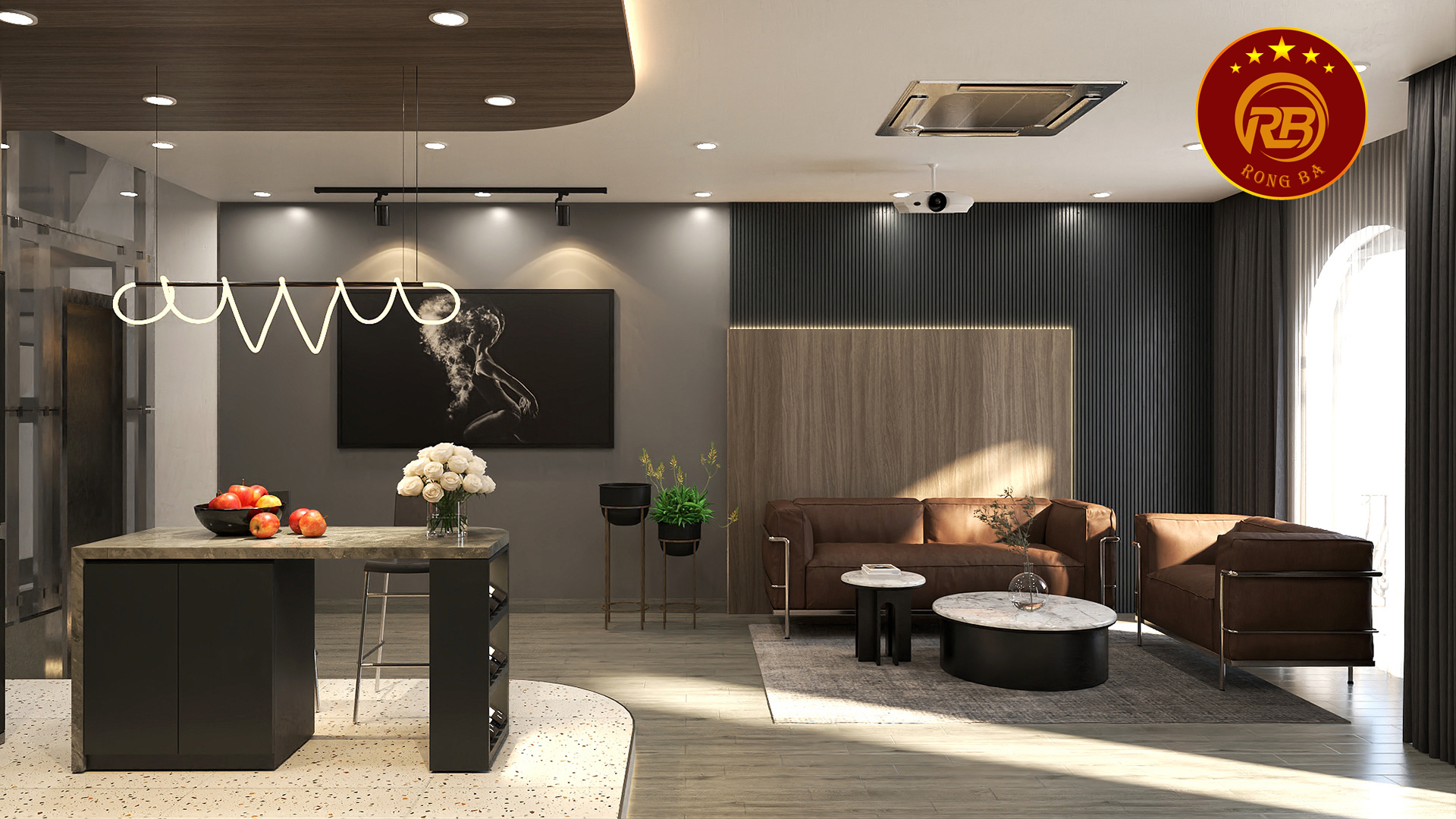 nội thất nhà bếp hiện đại 8