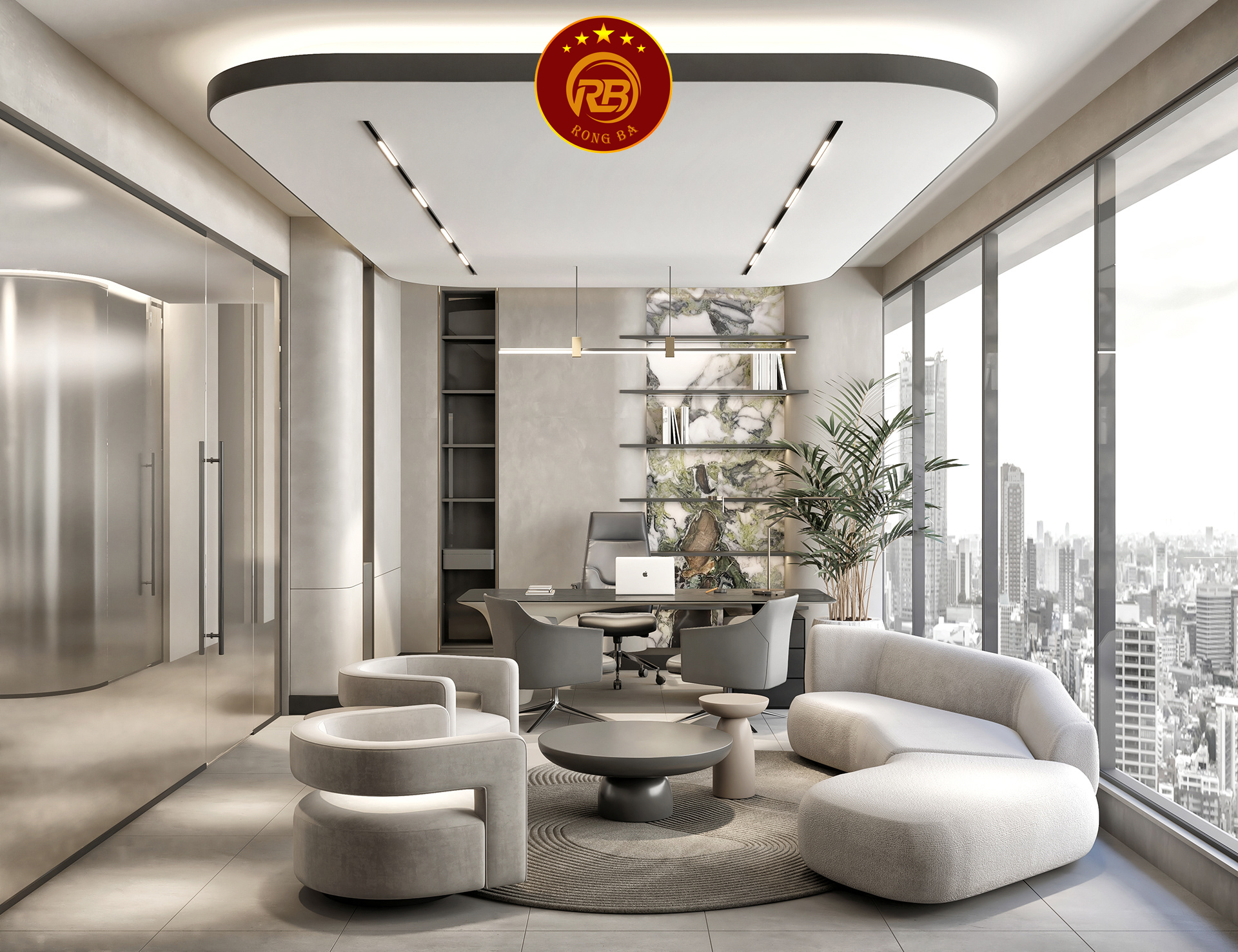 thiết kế nội thất văn phòng hiện đại 17