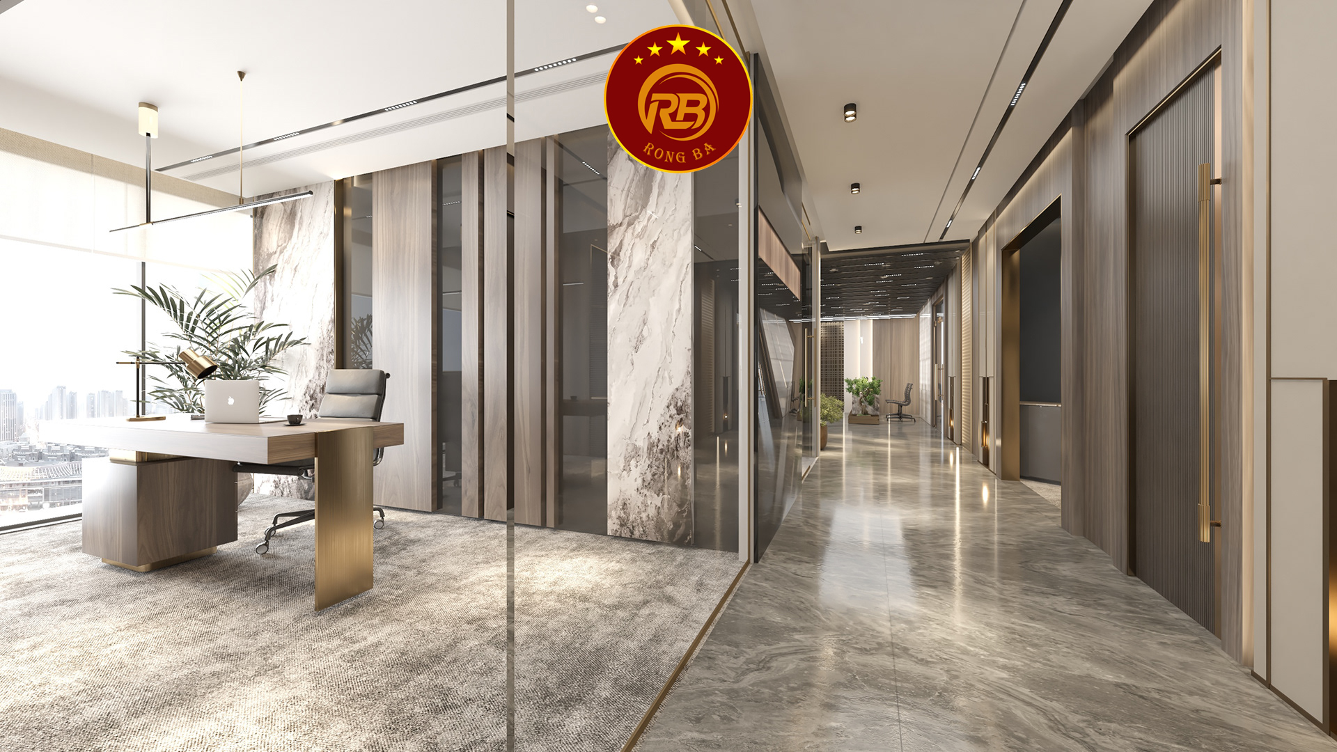 thiết kế nội thất văn phòng hiện đại 21