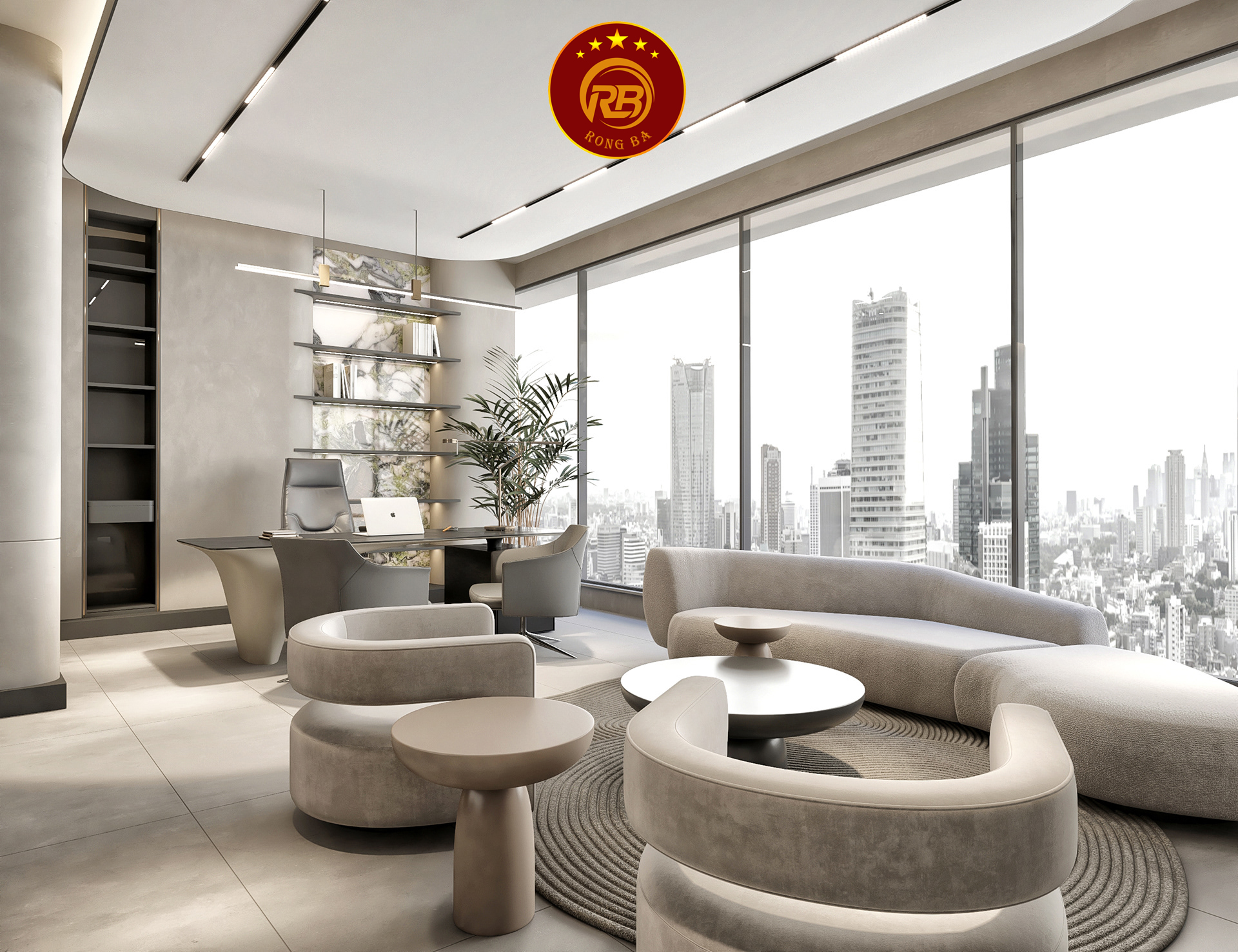 thiết kế nội thất văn phòng hiện đại 23