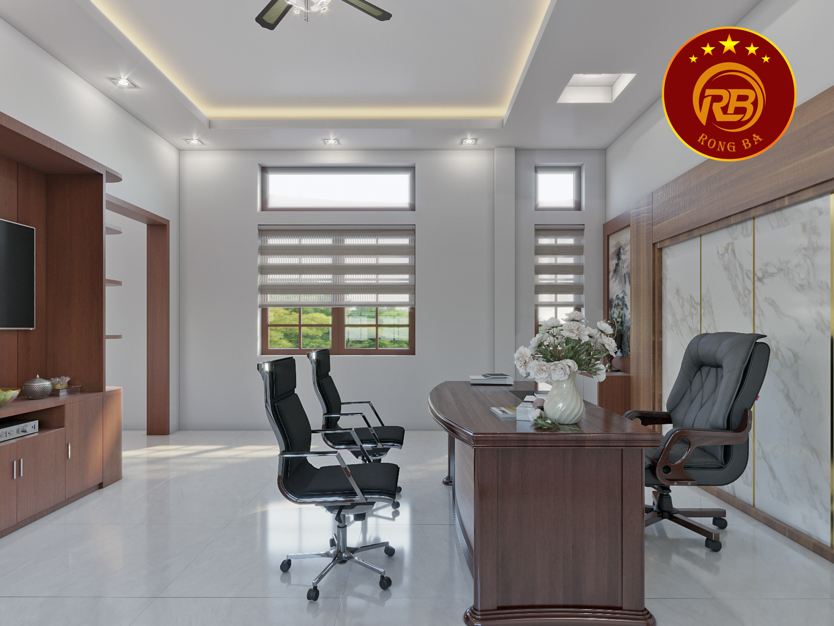 thiết kế nội thất văn phòng hiện đại 36