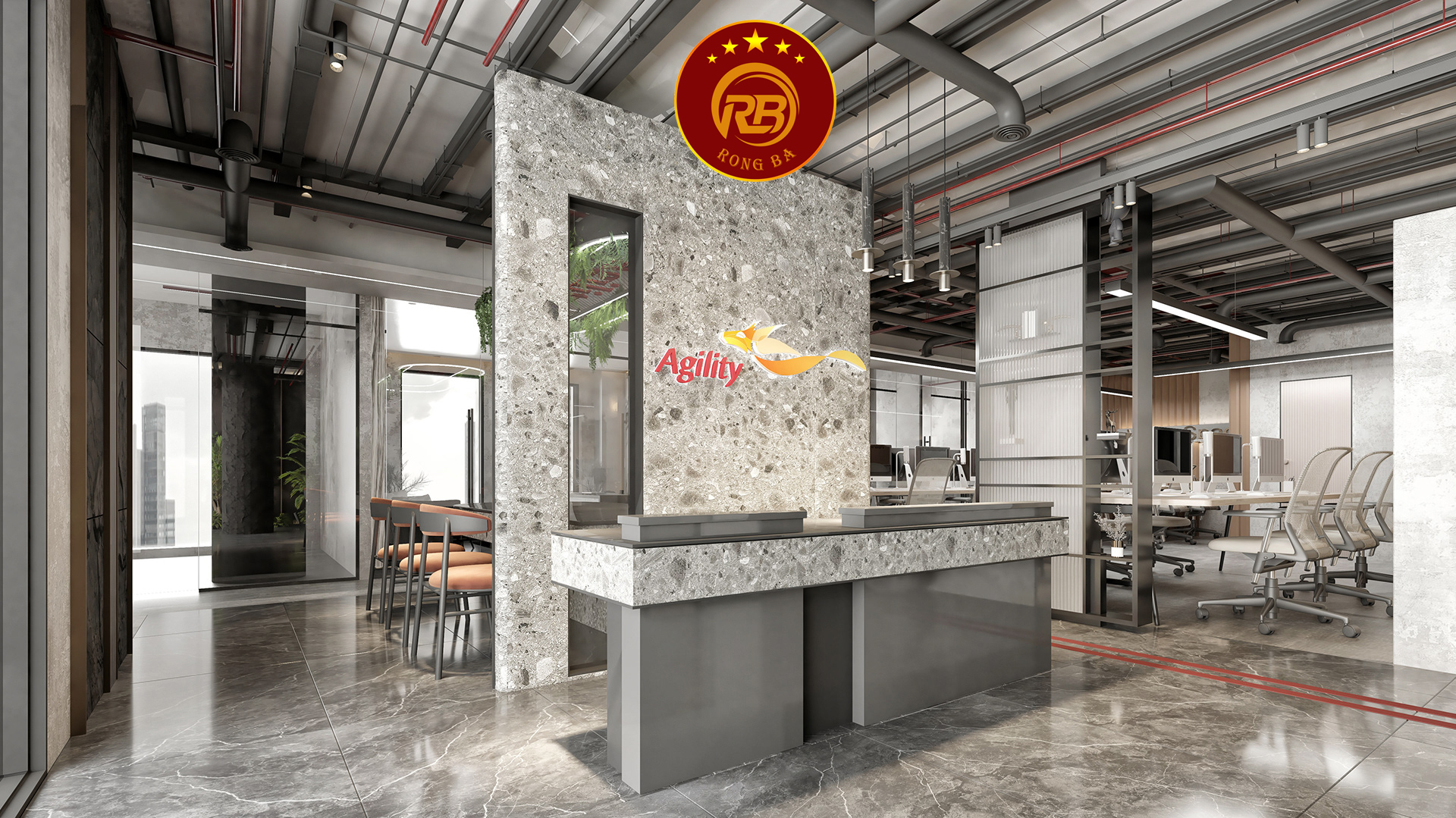 thiết kế nội thất văn phòng hiện đại 42