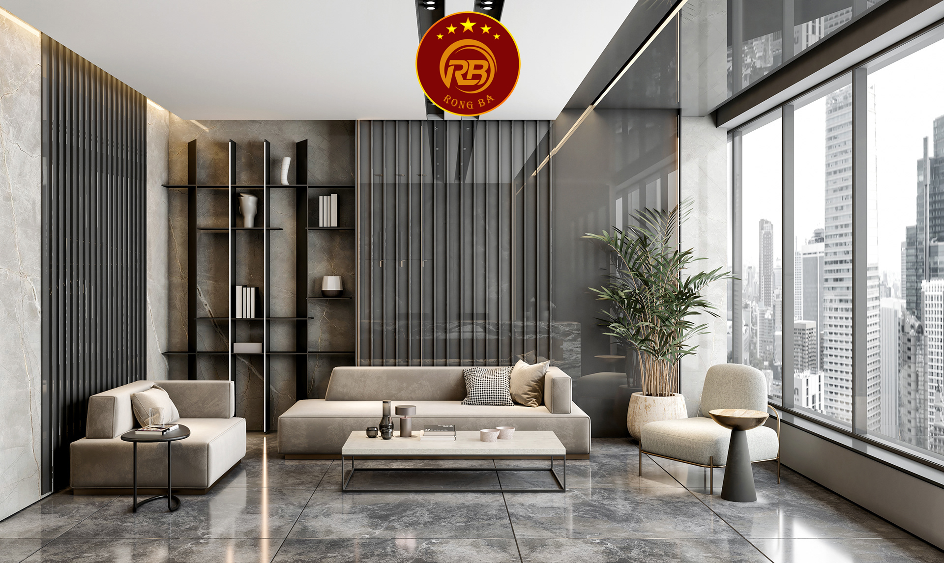 thiết kế nội thất văn phòng hiện đại 6