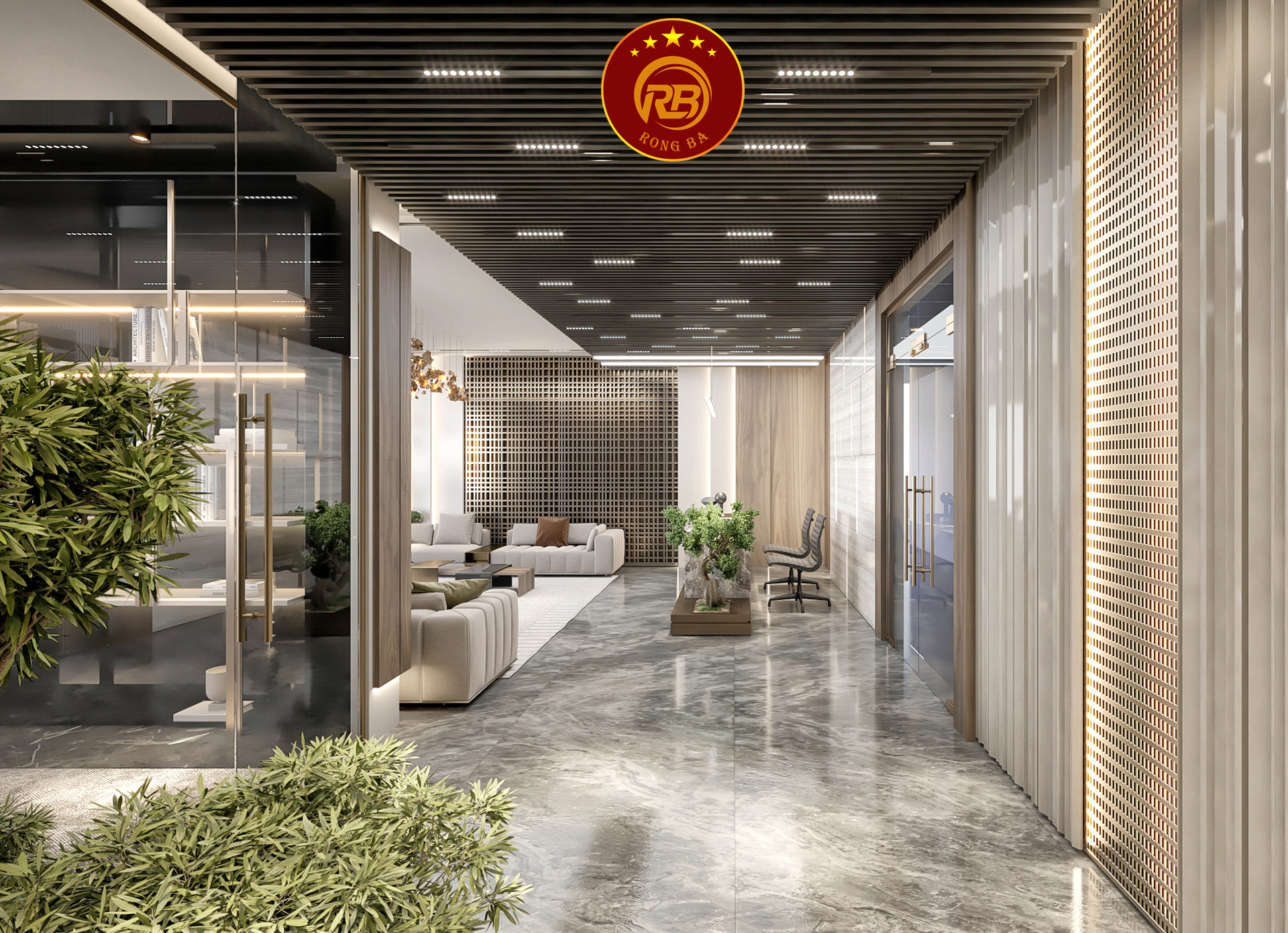 thiết kế nội thất văn phòng hiện đại 9