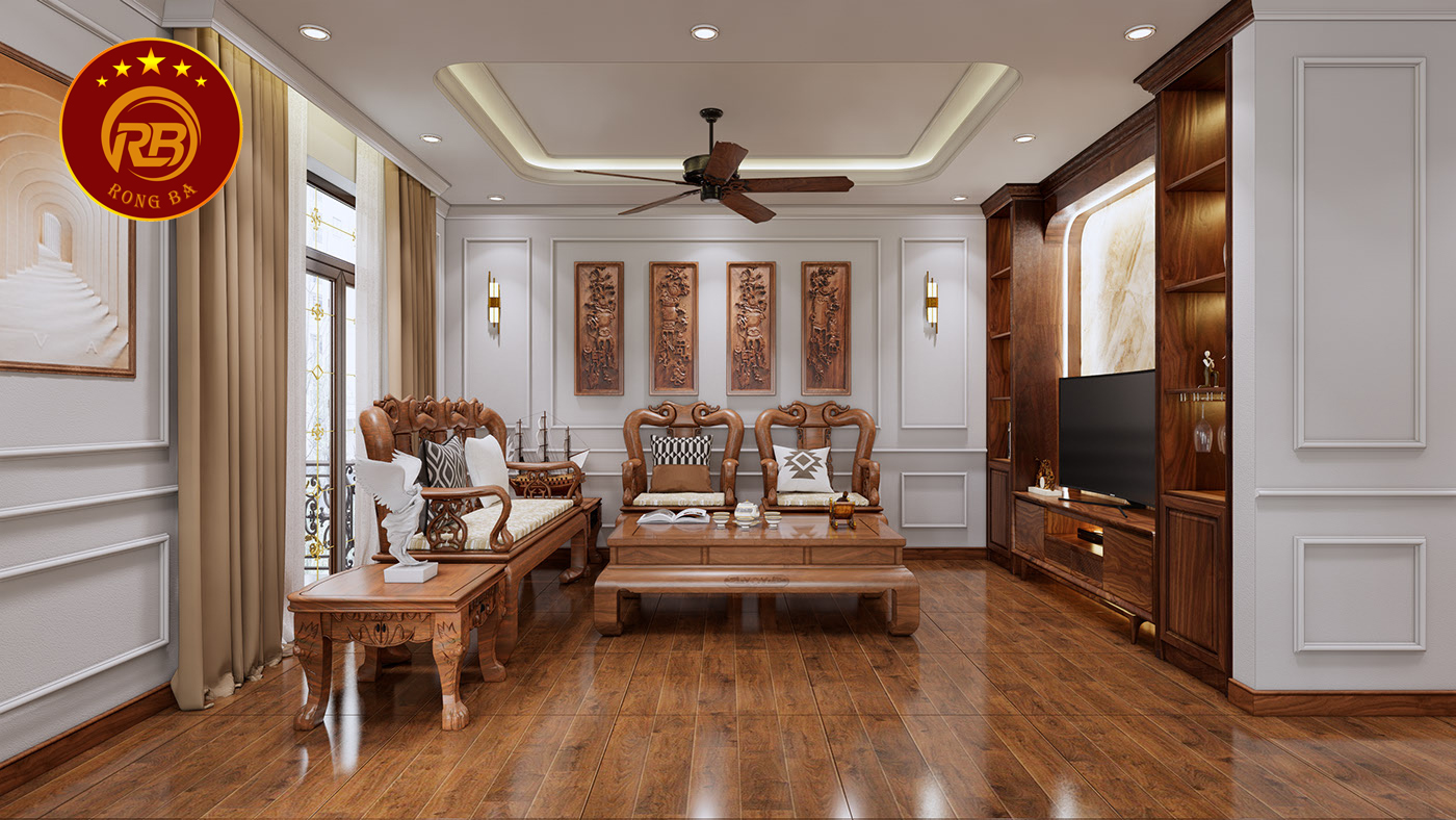 bàn trà tân cổ điển 1