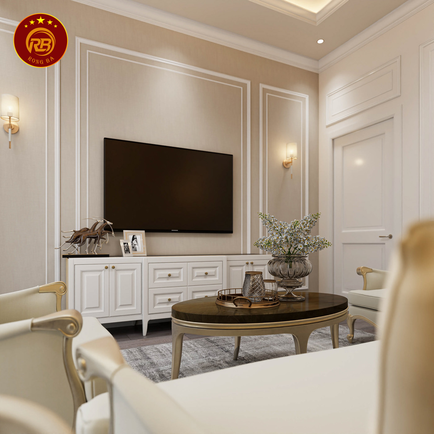 bàn trà tân cổ điển 14