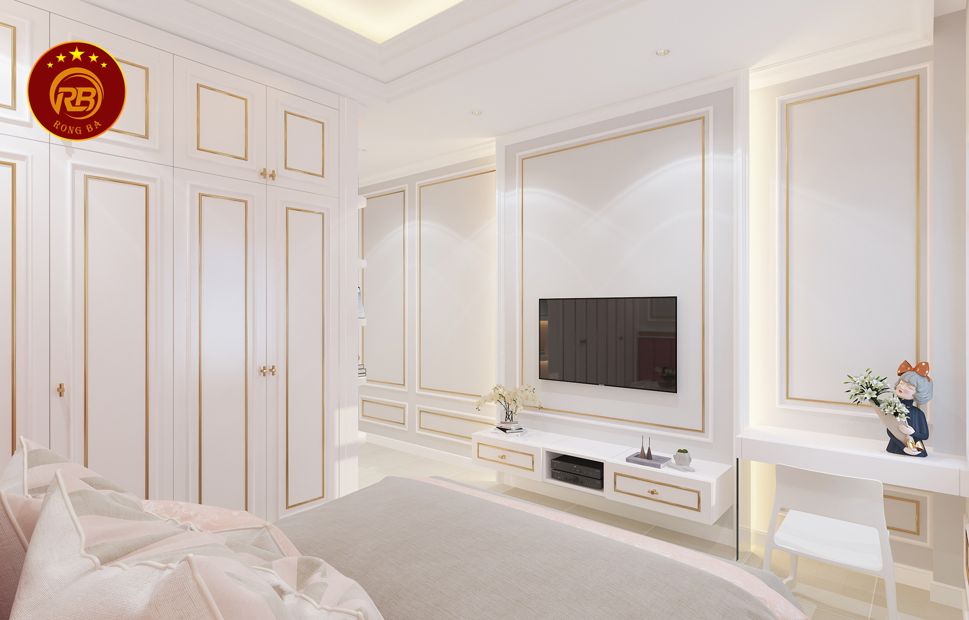 kích thước kệ tivi phòng ngủ chuẩn 9