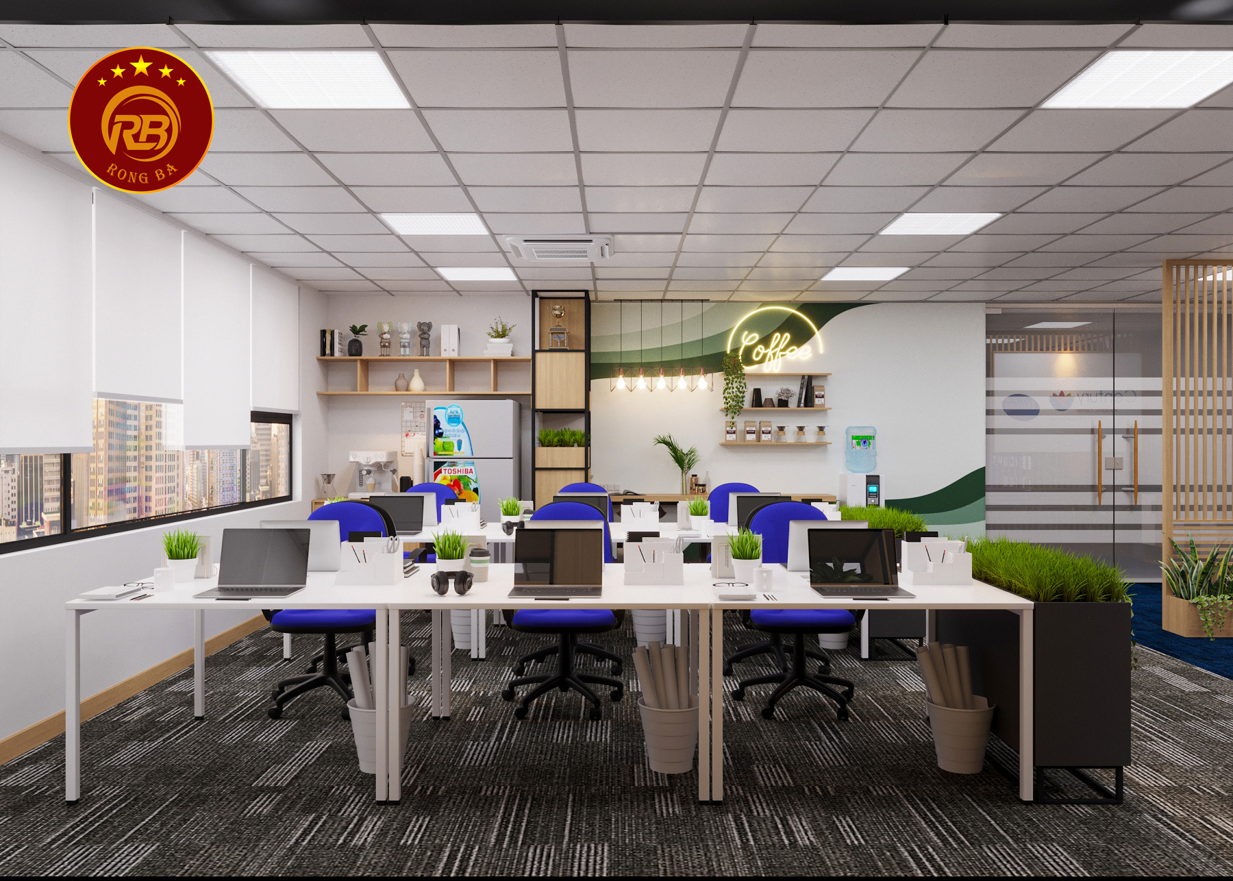 thiết kế nội thất văn phòng 4
