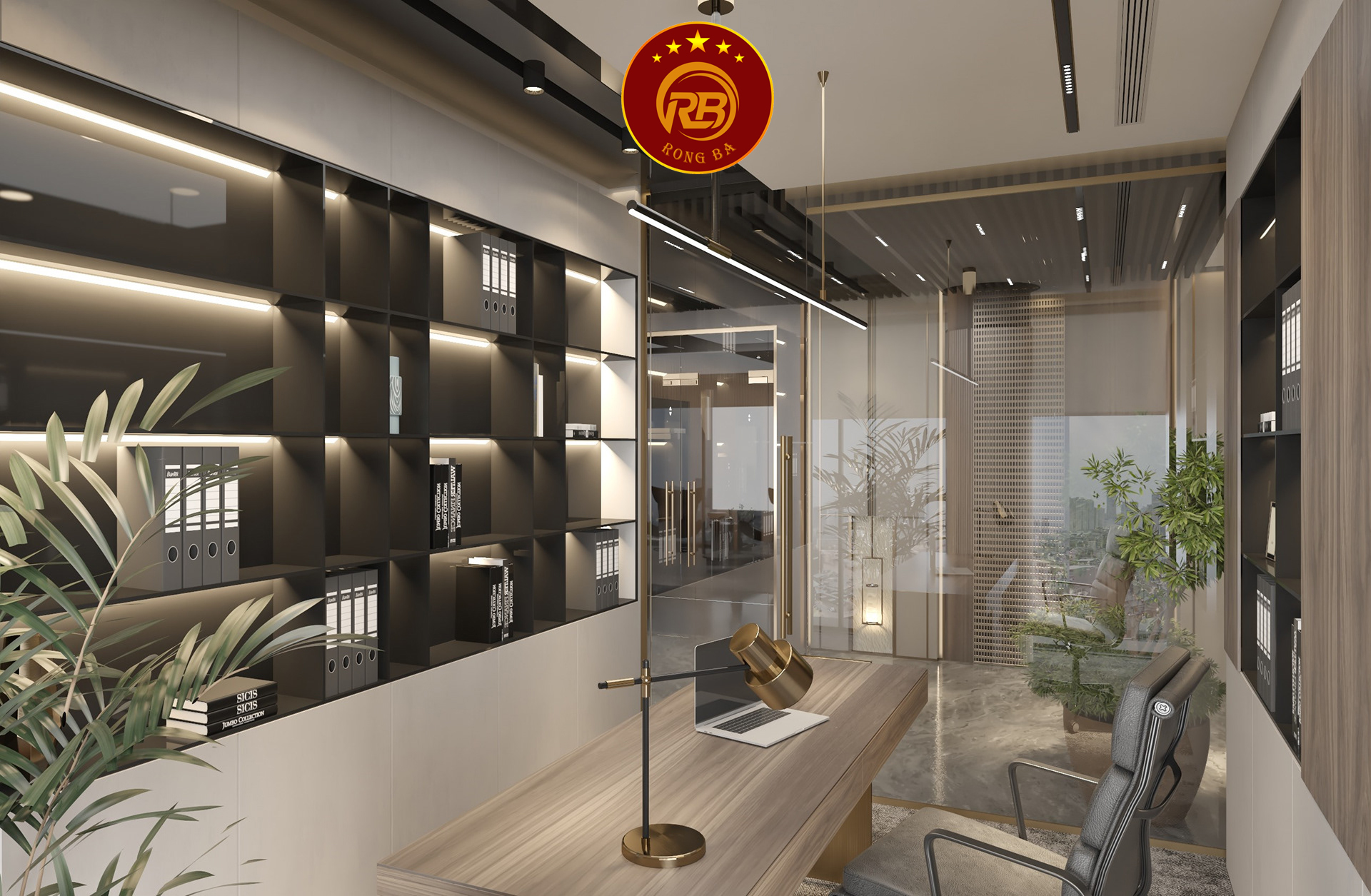 dự toán nội thất văn phòng 9