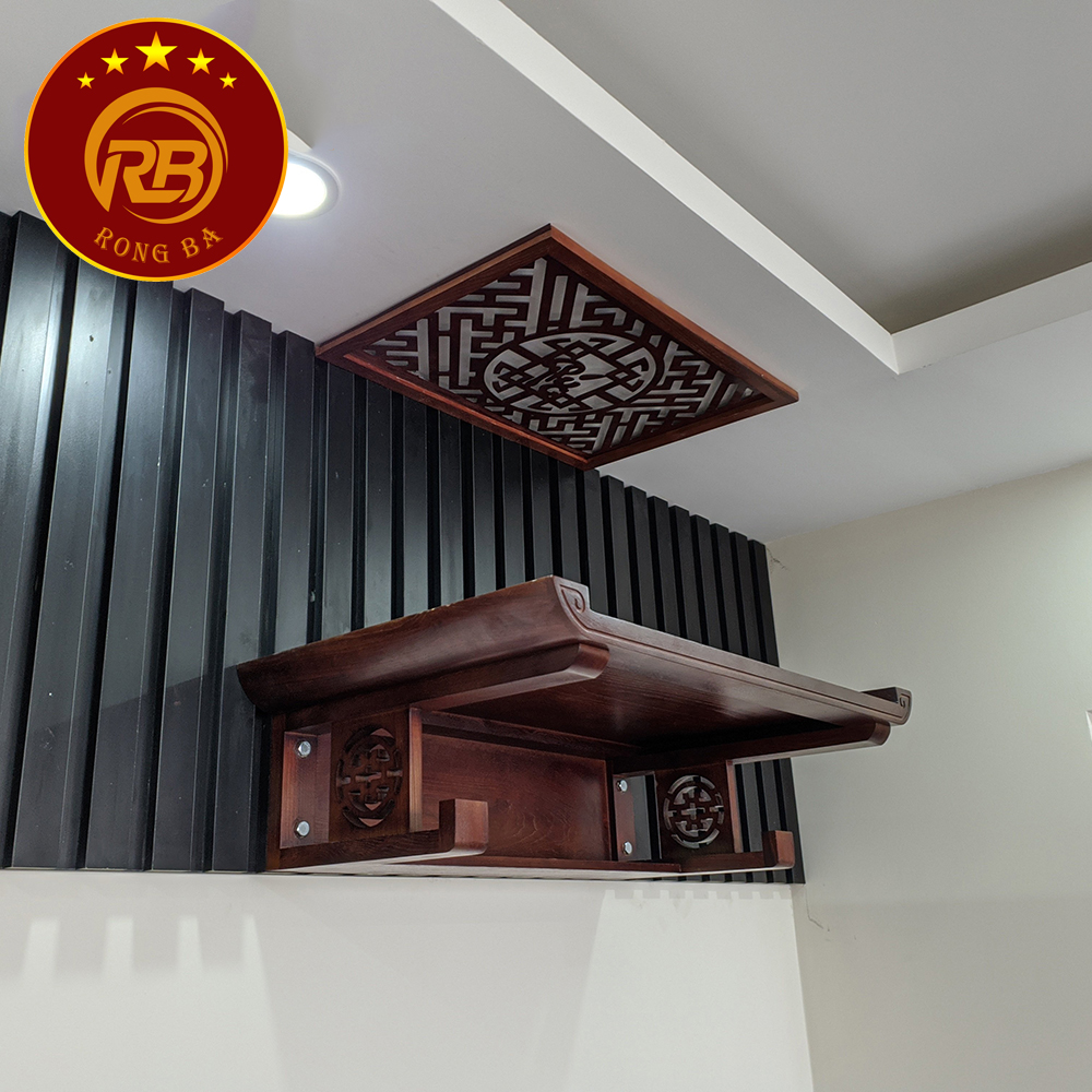 mẫu bàn thờ treo tường nhà chung cư