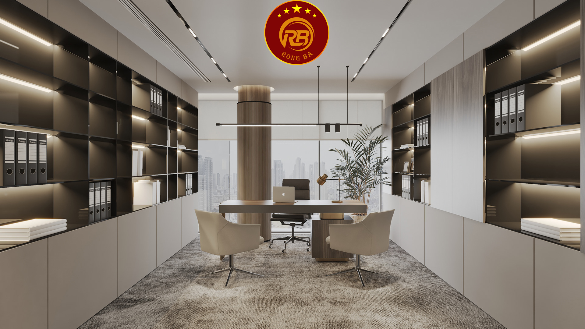 nhà thầu nội thất văn phòng 8