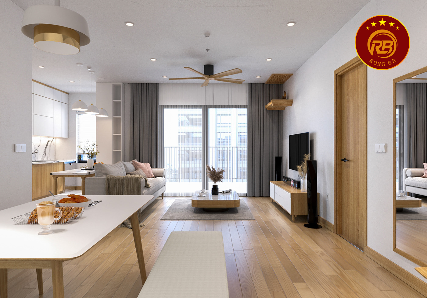 Thiết kế nội thất chung cư 170m2