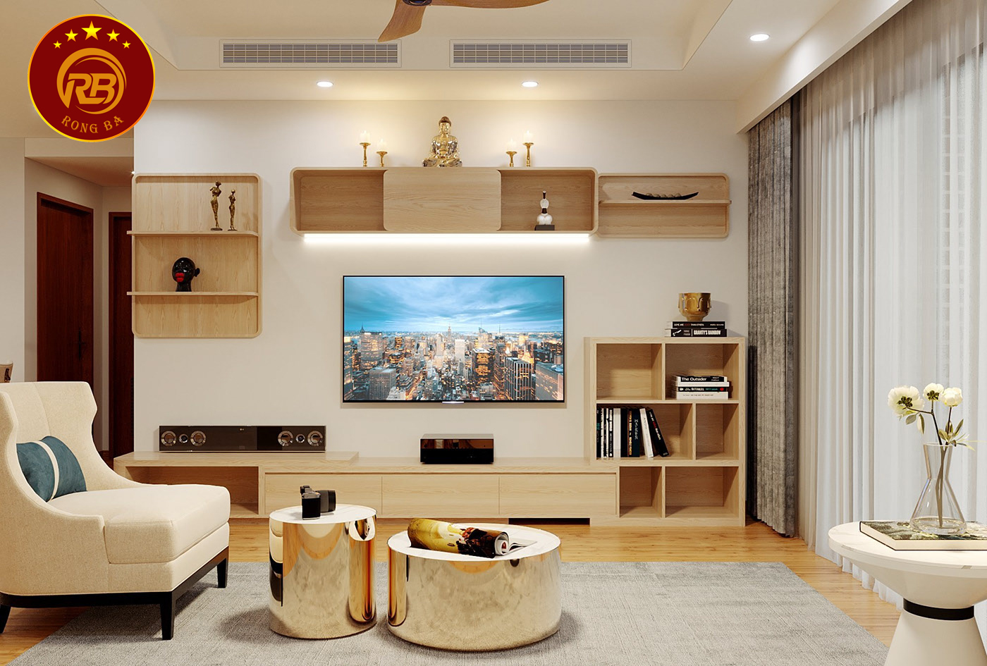 Thiết kế nội thất chung cư sun grand city ancora