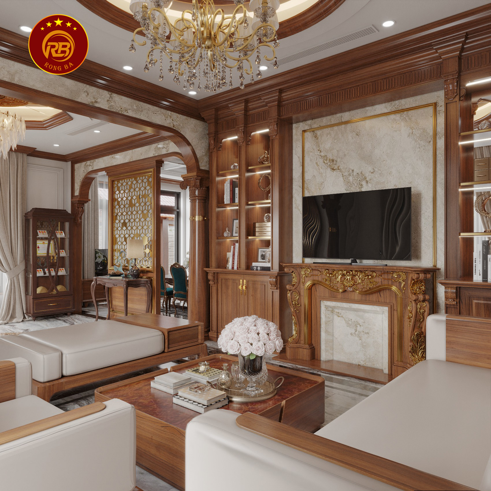 Thiết kế nội thất nhà phố 5×20