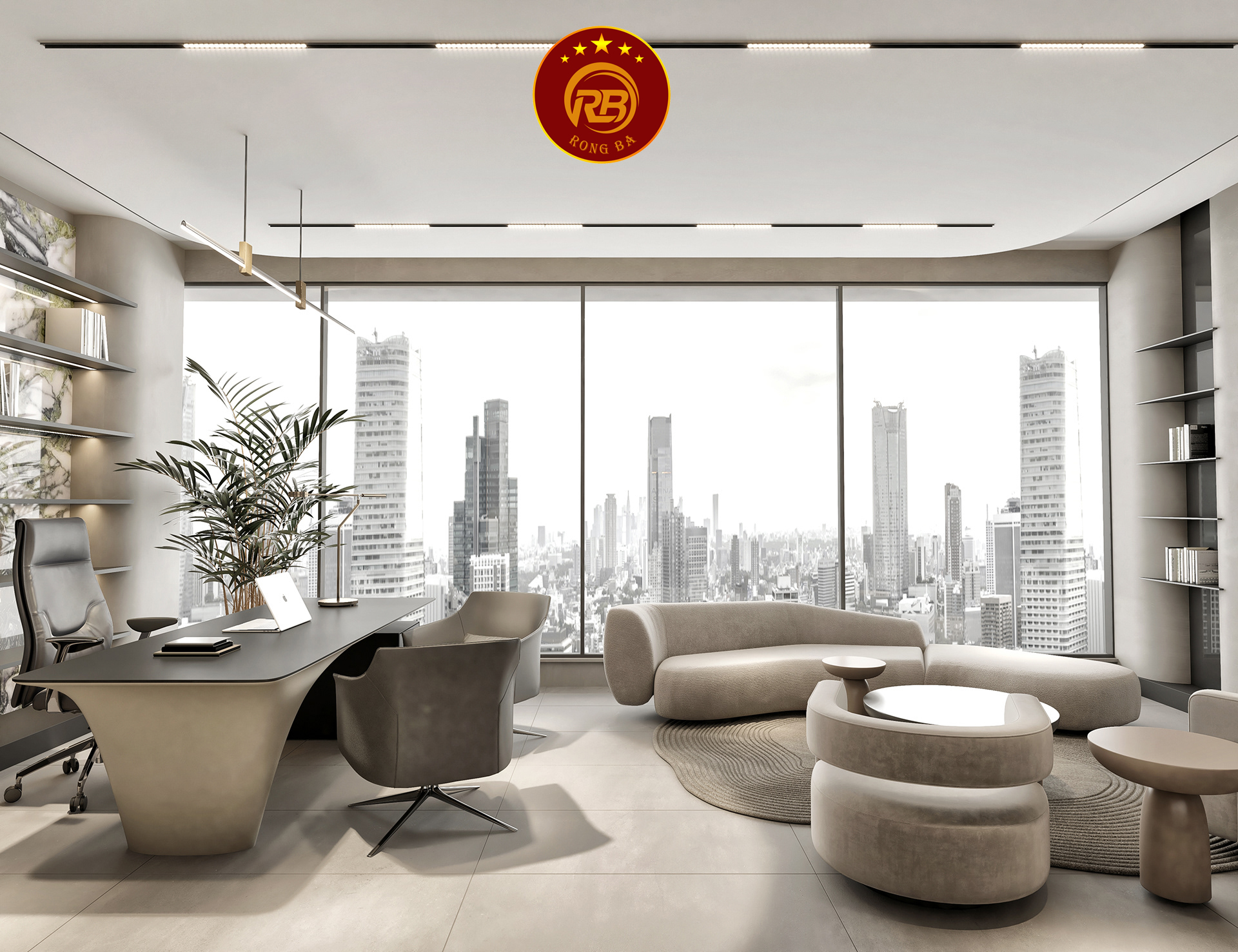 thiết kế nội thất văn phòng chung cư 7