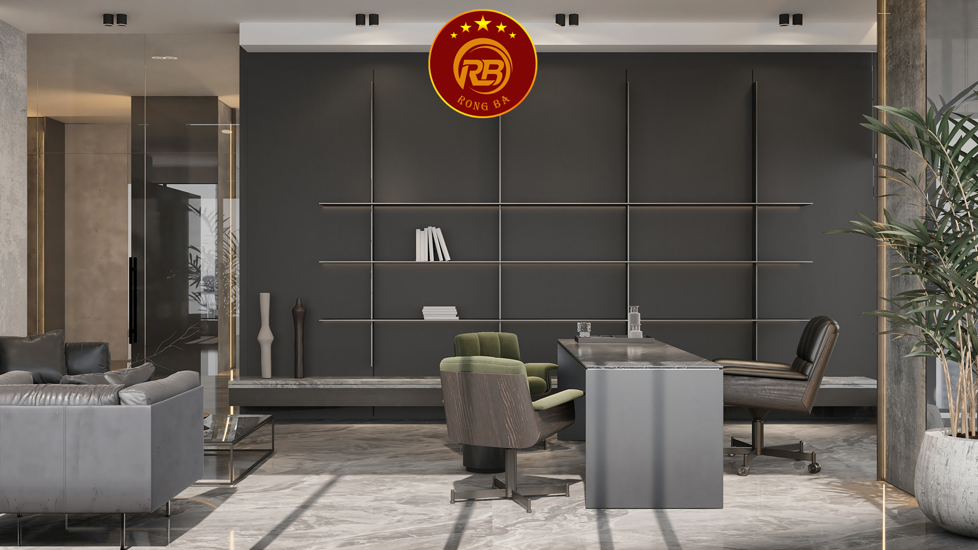 thiết kế nội thất văn phòng giá rẻ 3