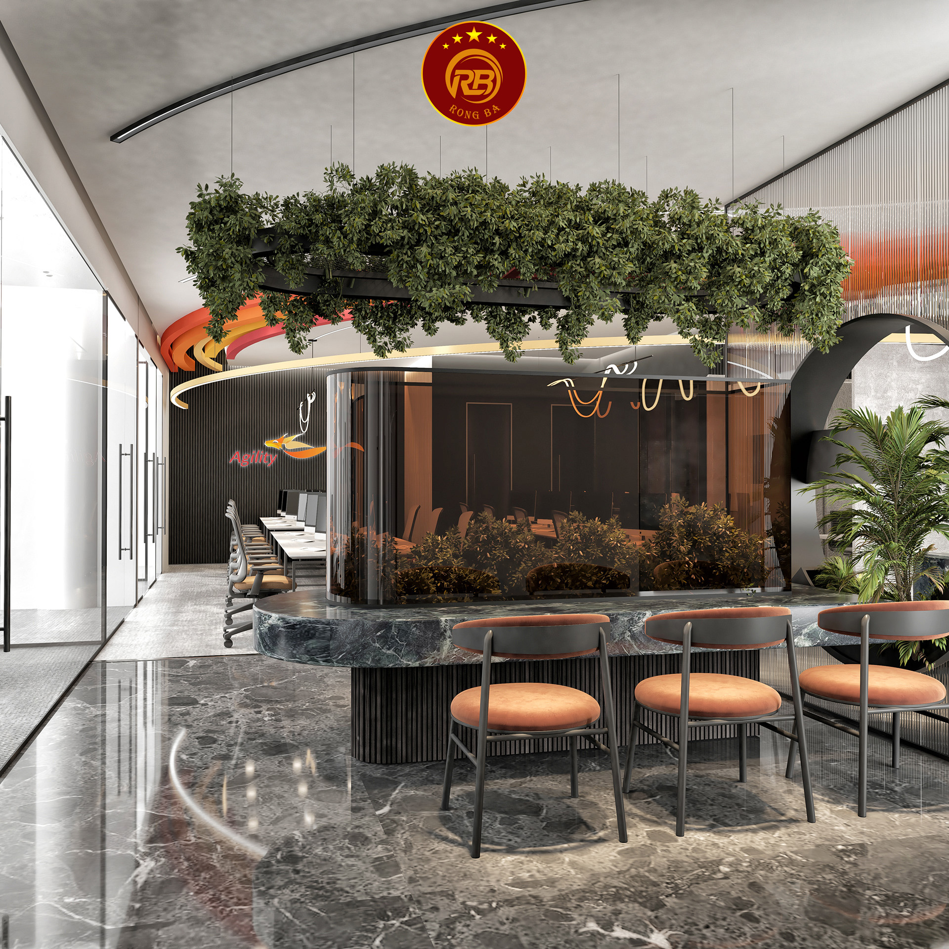 thiết kế nội thất văn phòng giá rẻ 7