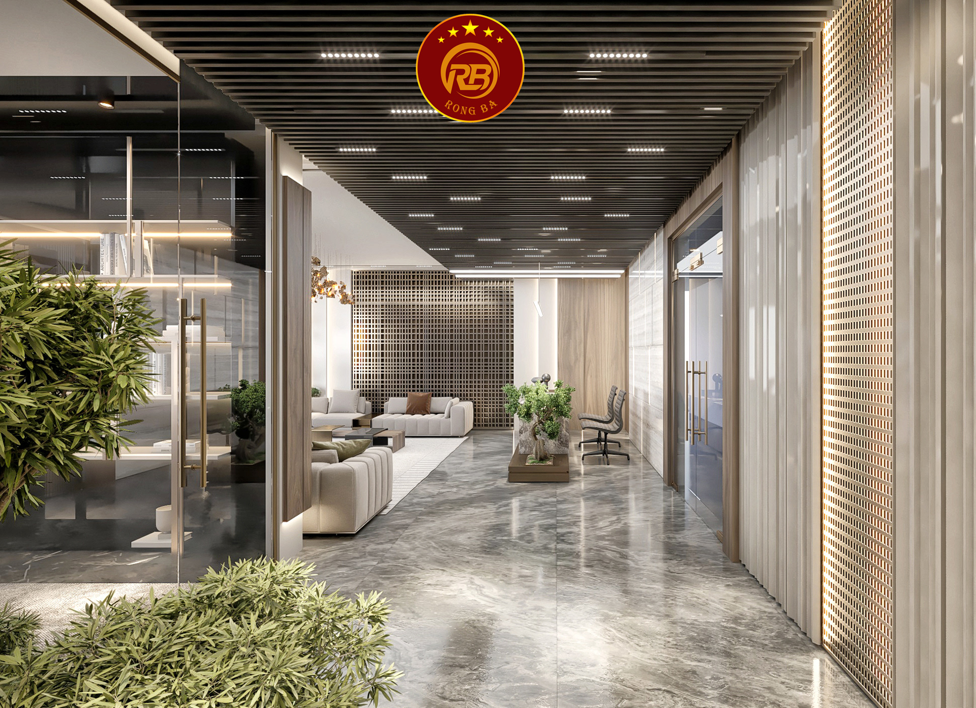 thiết kế nội thất văn phòng giá rẻ 9