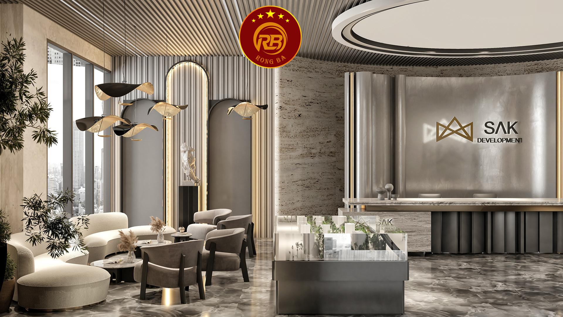 thiết kế nội thất văn phòng nhỏ 2