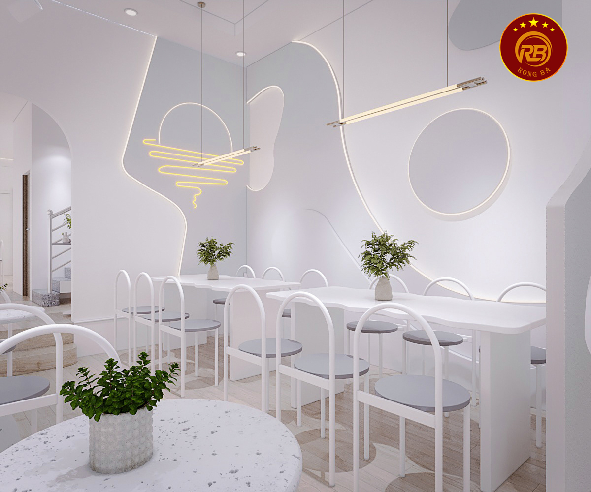Mẫu thiết kế quán cafe 30m2 thi công trọn gói 12