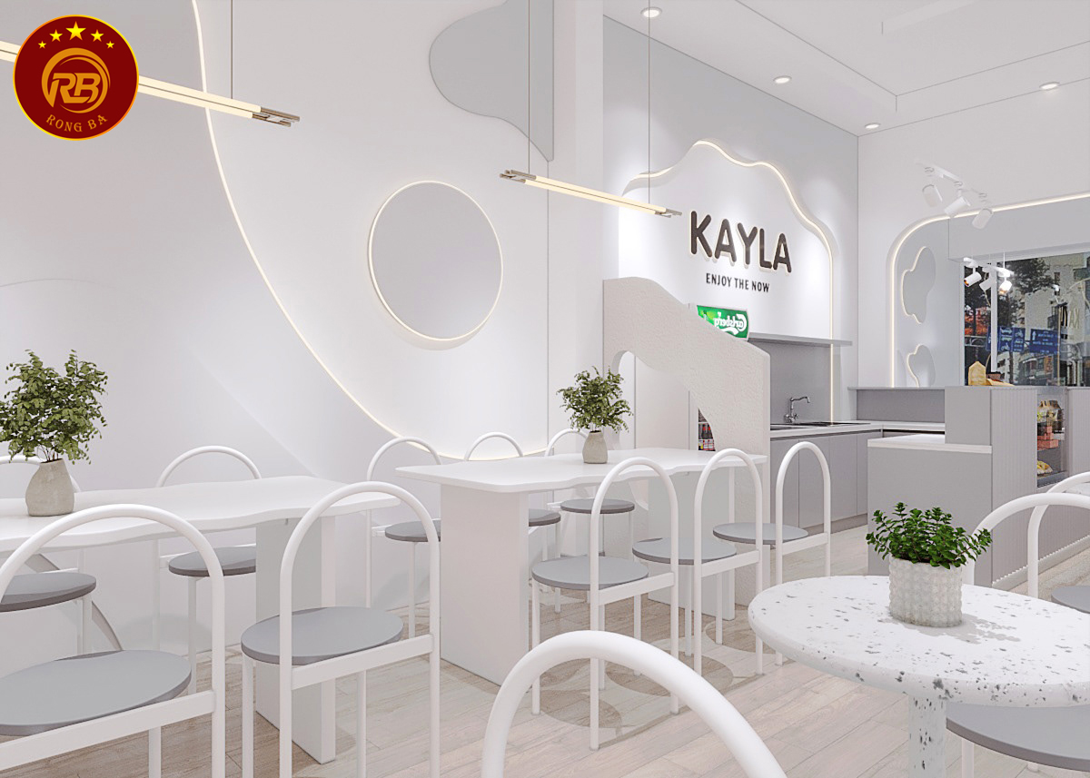 Mẫu thiết kế quán cafe 30m2 thi công trọn gói 8