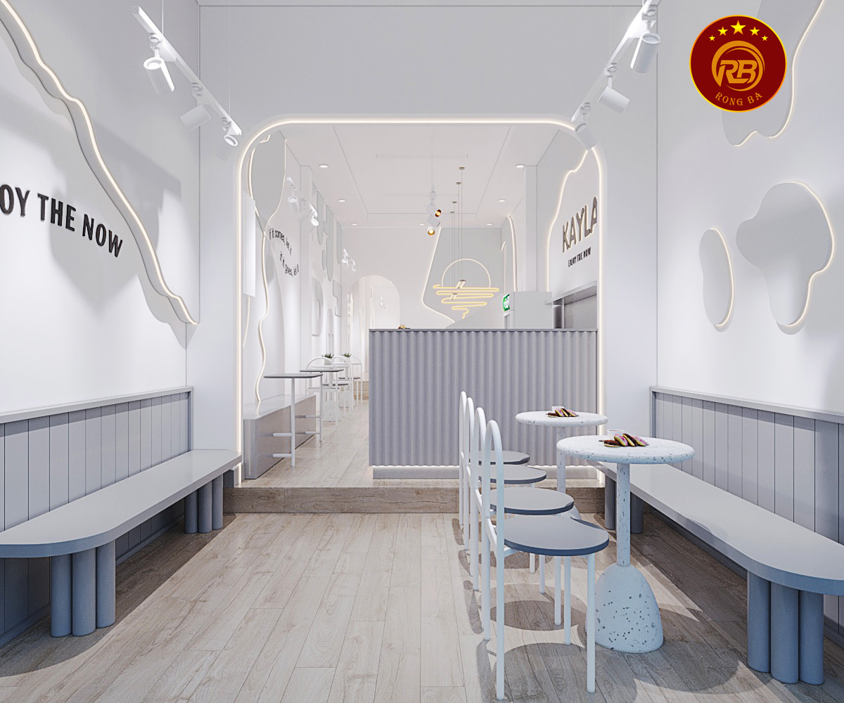 Mẫu thiết kế quán cafe 30m2 thi công trọn gói 9