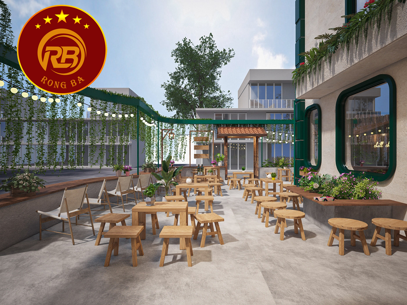 thiết kế quán cafe tại hải phòng 12