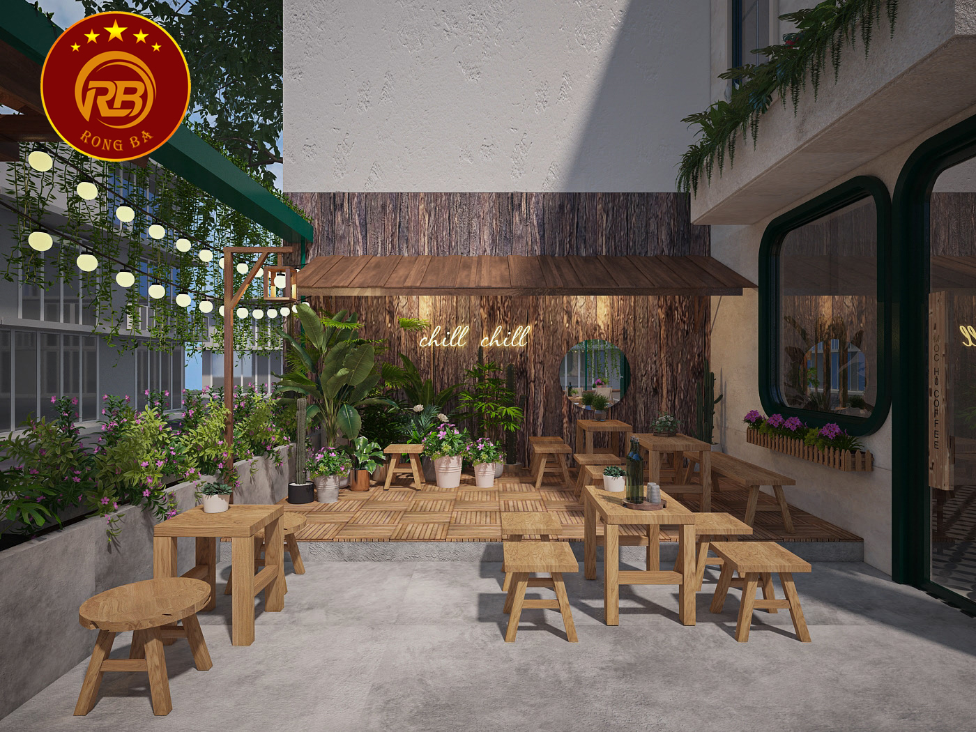 thiết kế quán cafe tại hải phòng 22