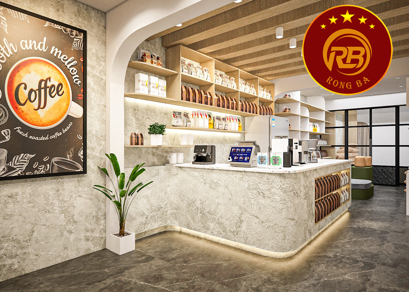 thiết kế quán cafe tại hải phòng 24