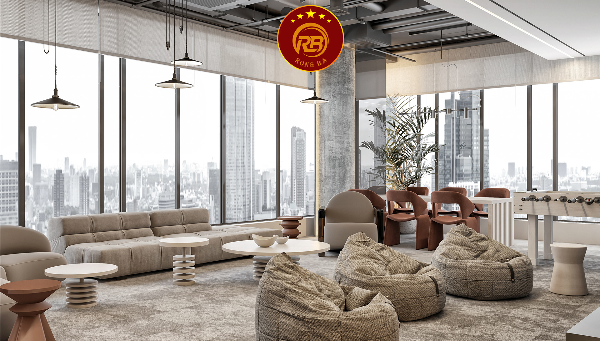 thiết kế thi công nội thất văn phòng trọn gói 2