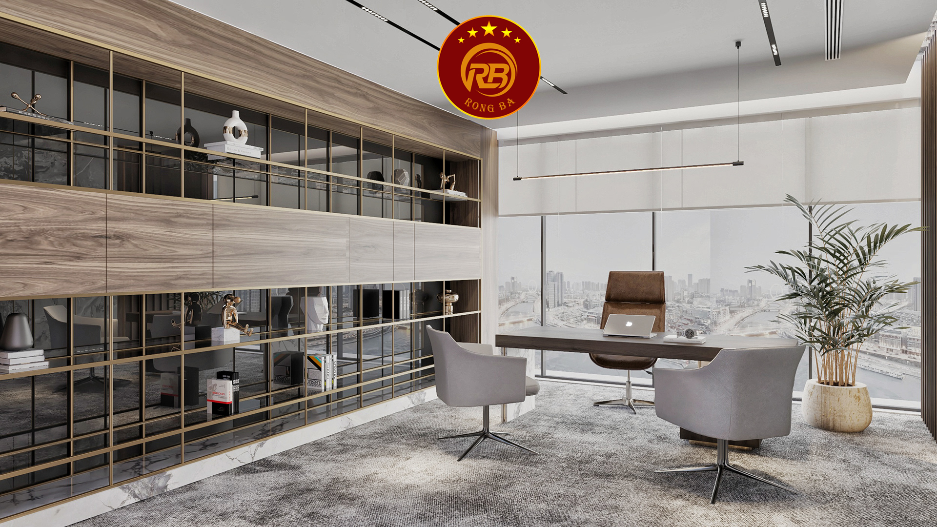 thiết kế thi công nội thất văn phòng trọn gói 4