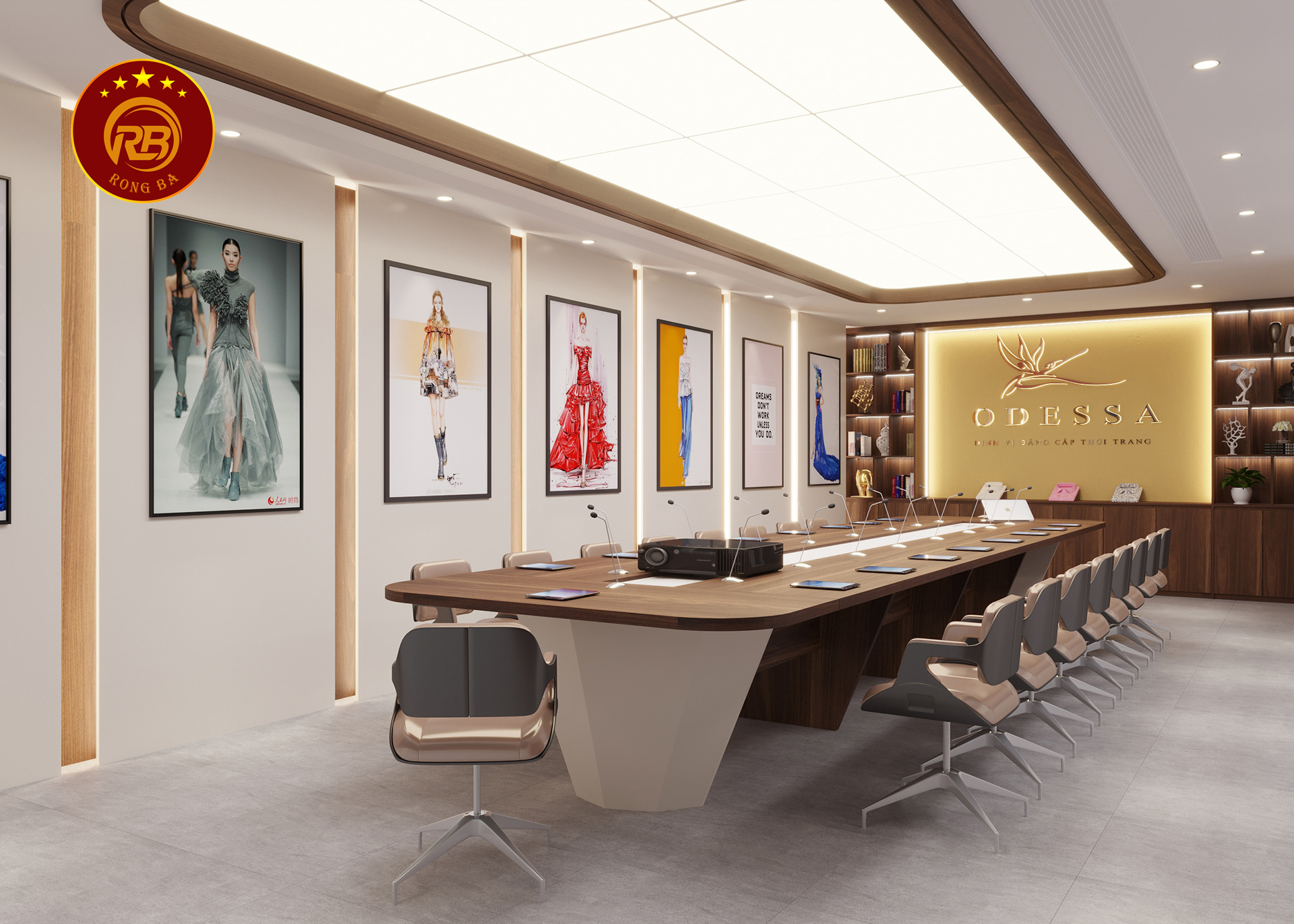 thiết kế văn phòng 15m2 2