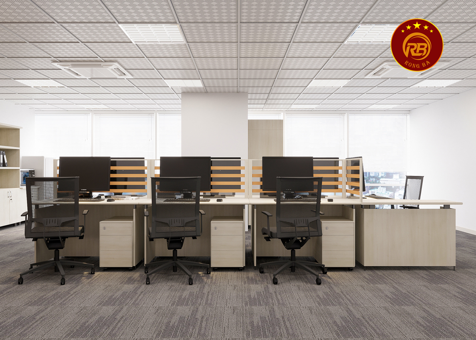 thiết kế văn phòng 15m2 4