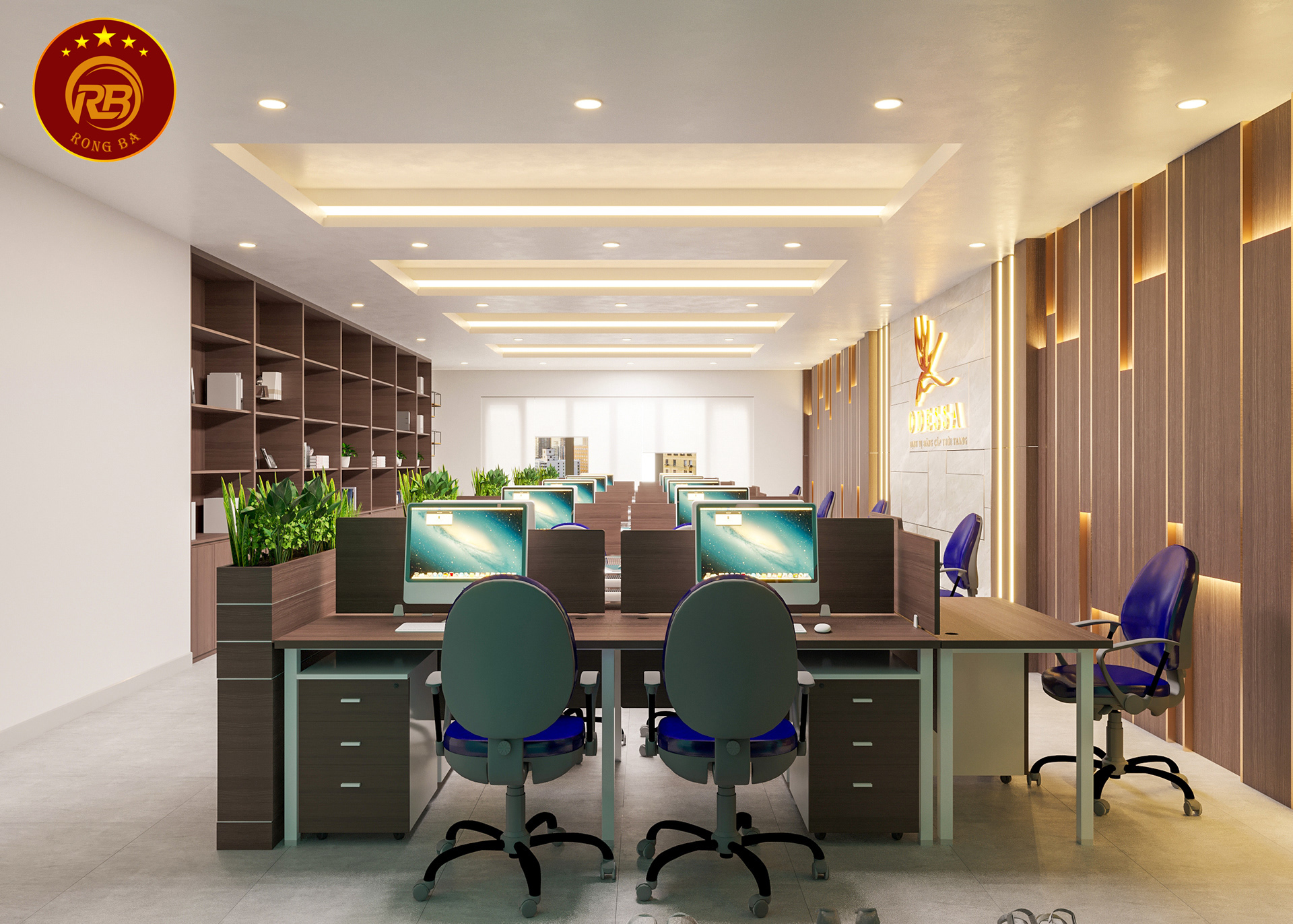 thiết kế văn phòng 15m2 8