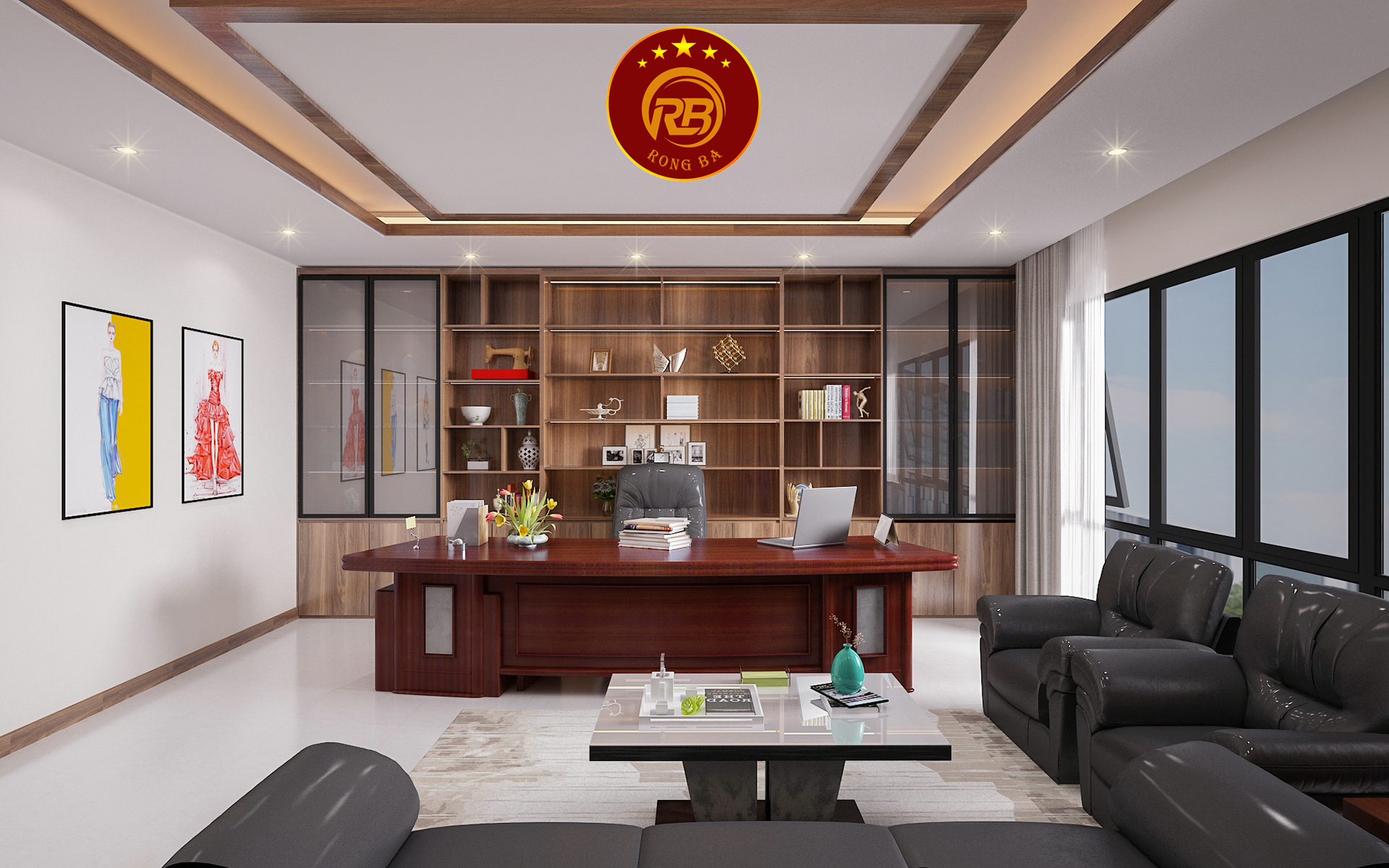 thiết kế văn phòng 15m2
